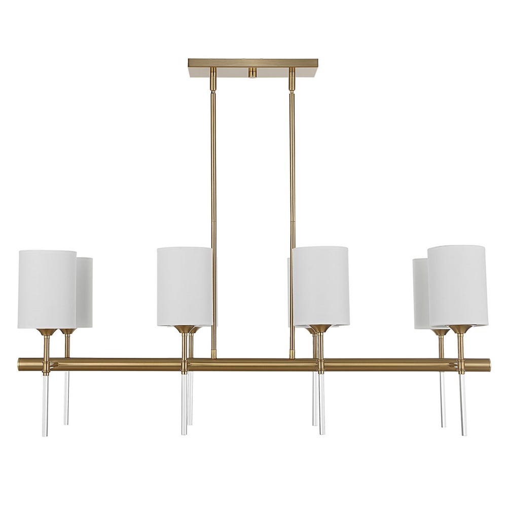 Uttermost Awyr 8 Light Linear Chandelier