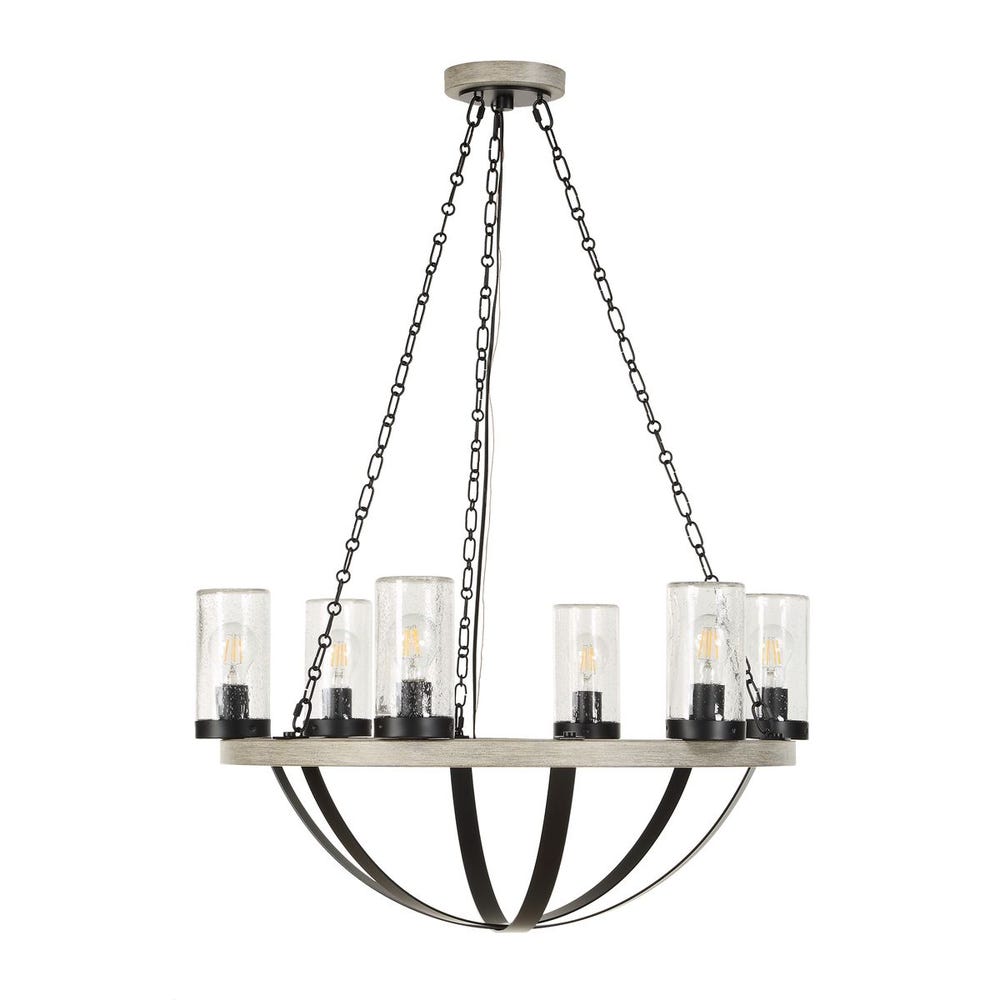 Uttermost Edgecomb 6 Light Indoor-Outdoor Chandelier