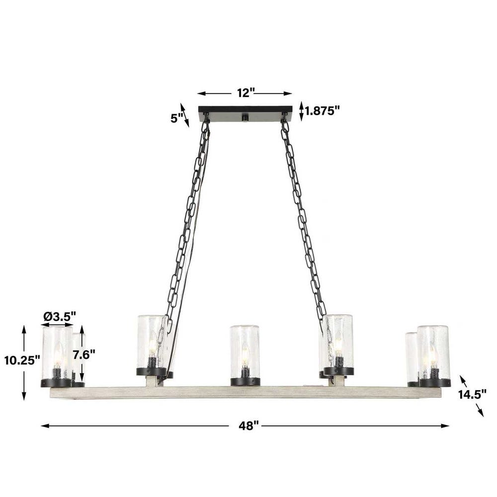 Uttermost Edgecomb 10 Light Indoor-Outdoor Chandelier