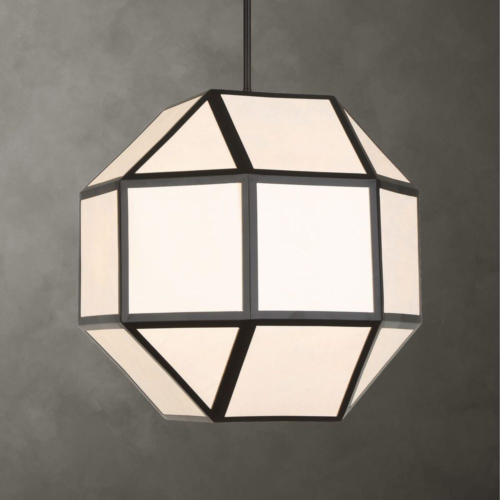 Uttermost Hoi An 4 Light Geometric Chandelier