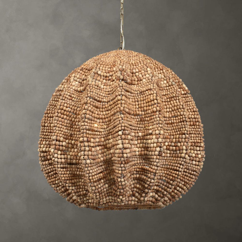 Uttermost Kauri 5 Light Wooden Bead Pendant