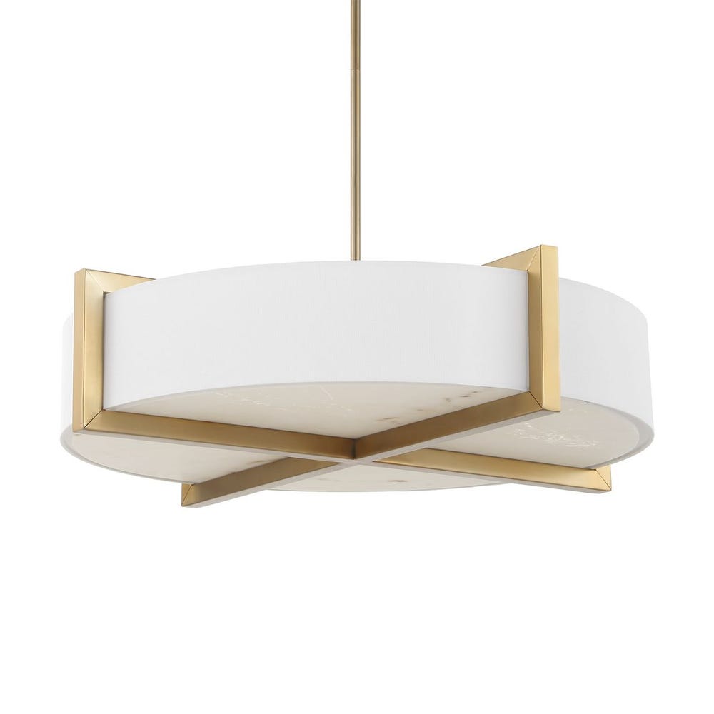 Cresson 4 Light Drum Pendant by Uttermost