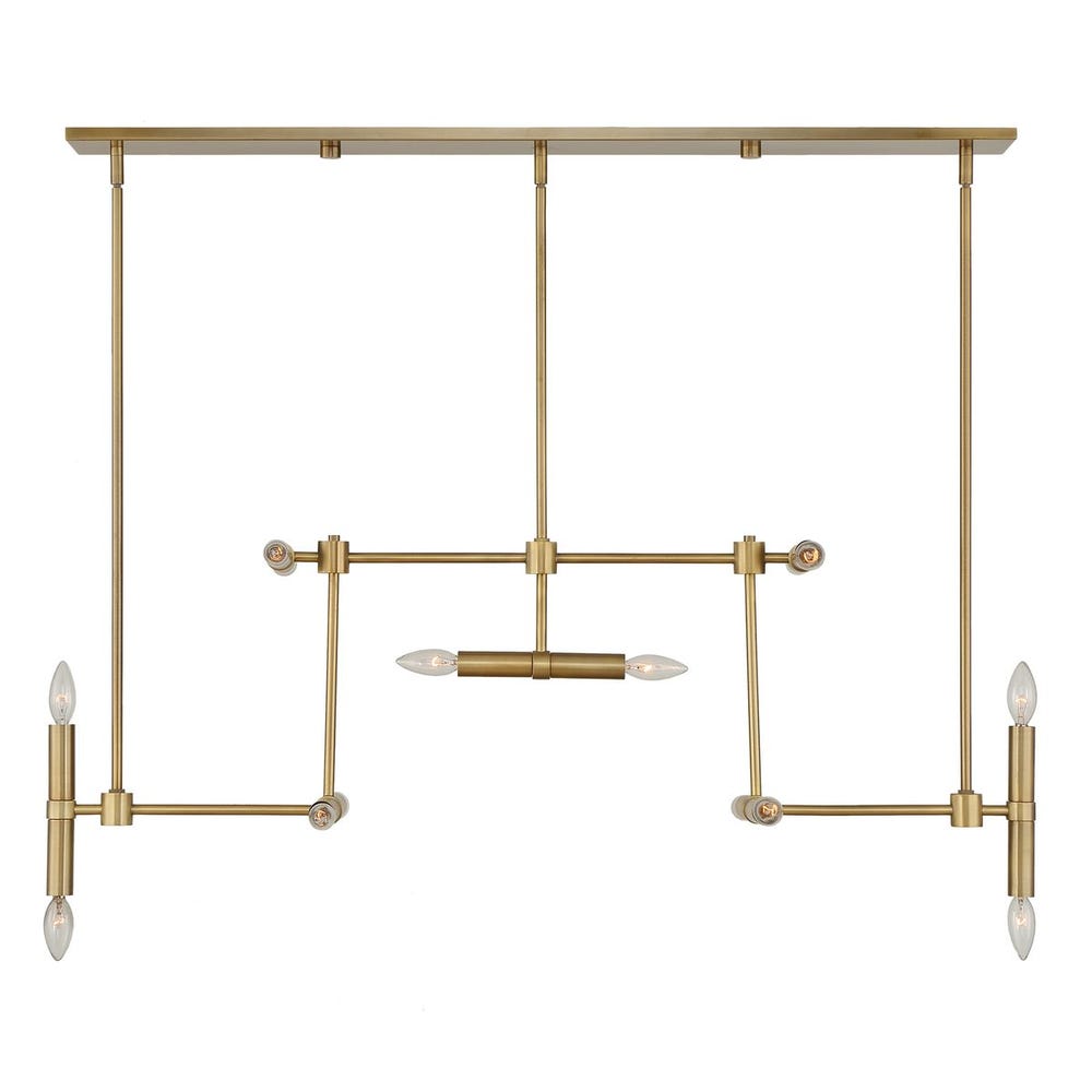 Uttermost Cadre 14 Light Modern Linear Pendant