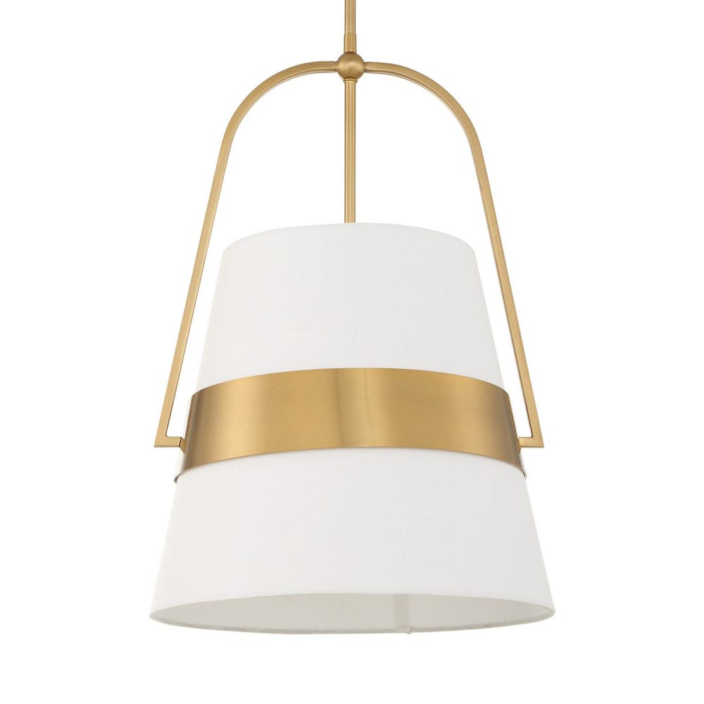 Uttermost Harness 1 Light Shade Pendant