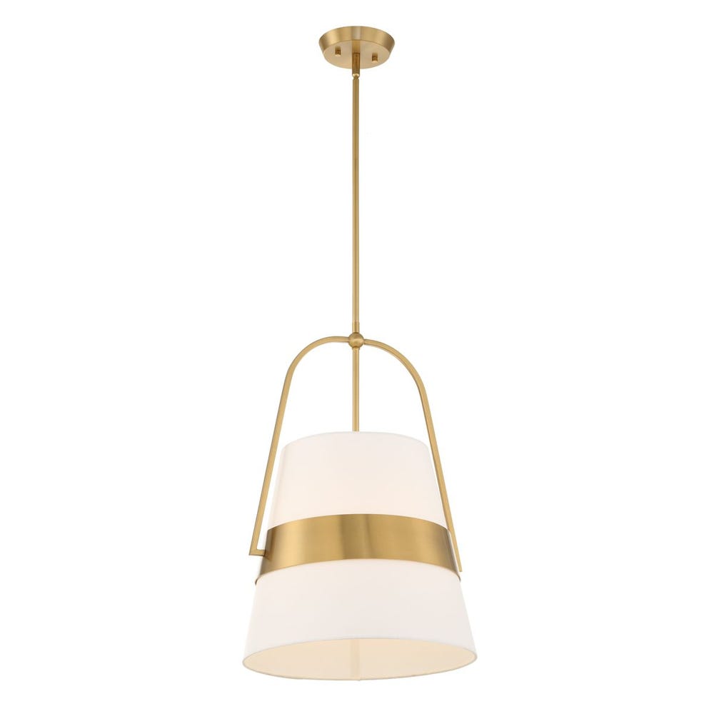 Uttermost Harness 1 Light Shade Pendant