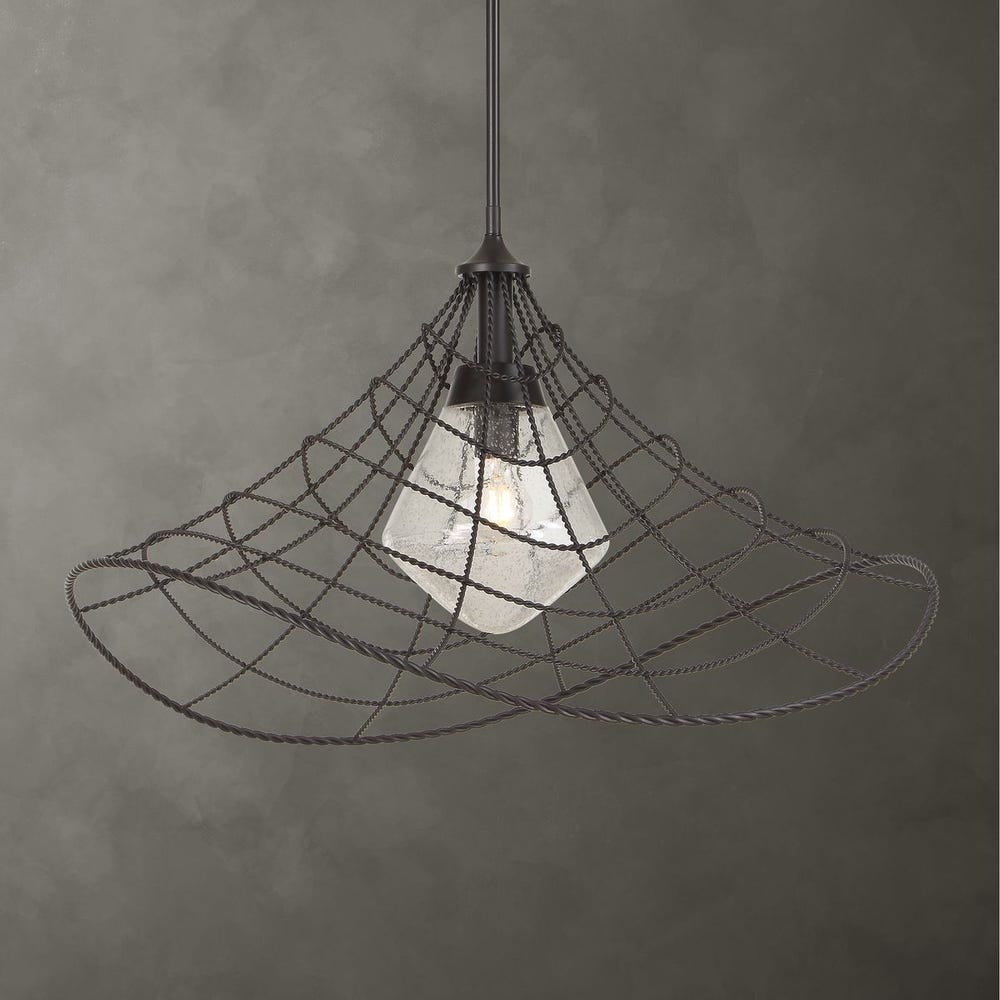 Uttermost Whirlwind 1 Light Indoor-Outdoor Pendant