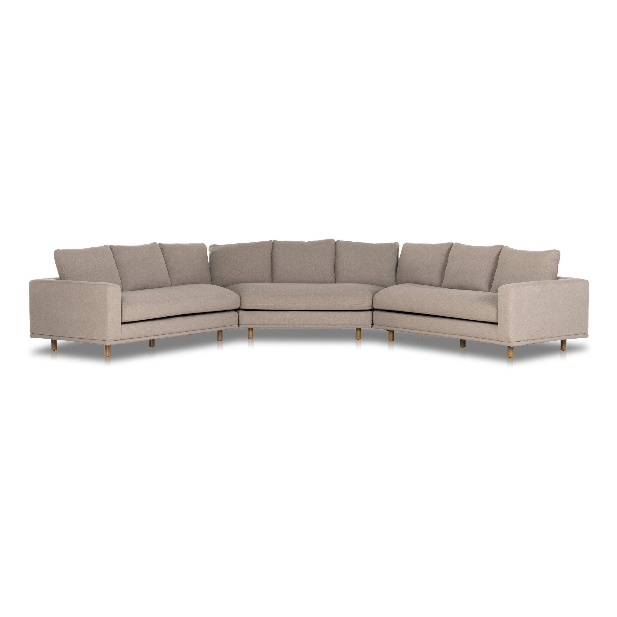Dom 3-Piece Sectional - Large Wedge