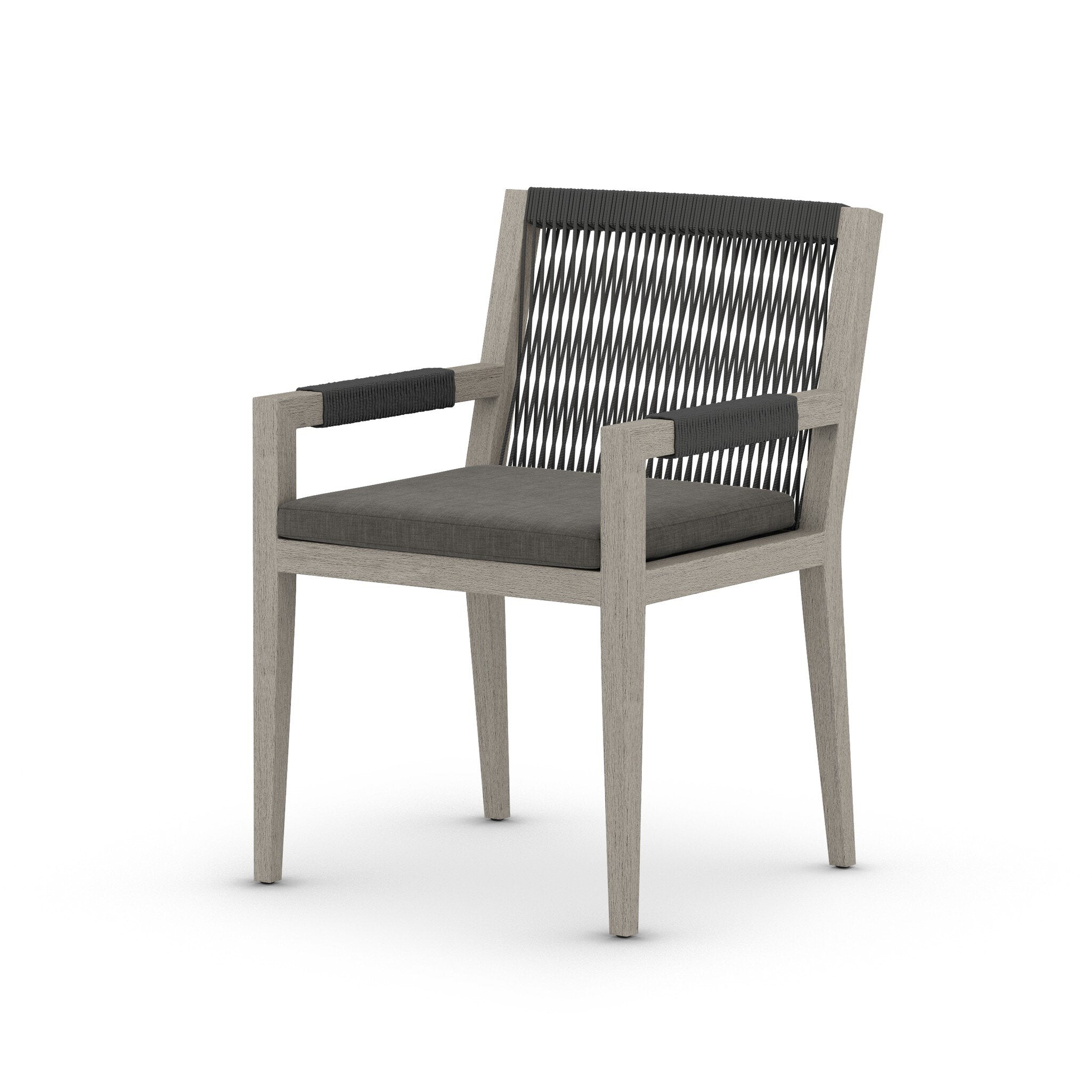 Sherwood Outdoor Dining Armchair - Weathered Grey