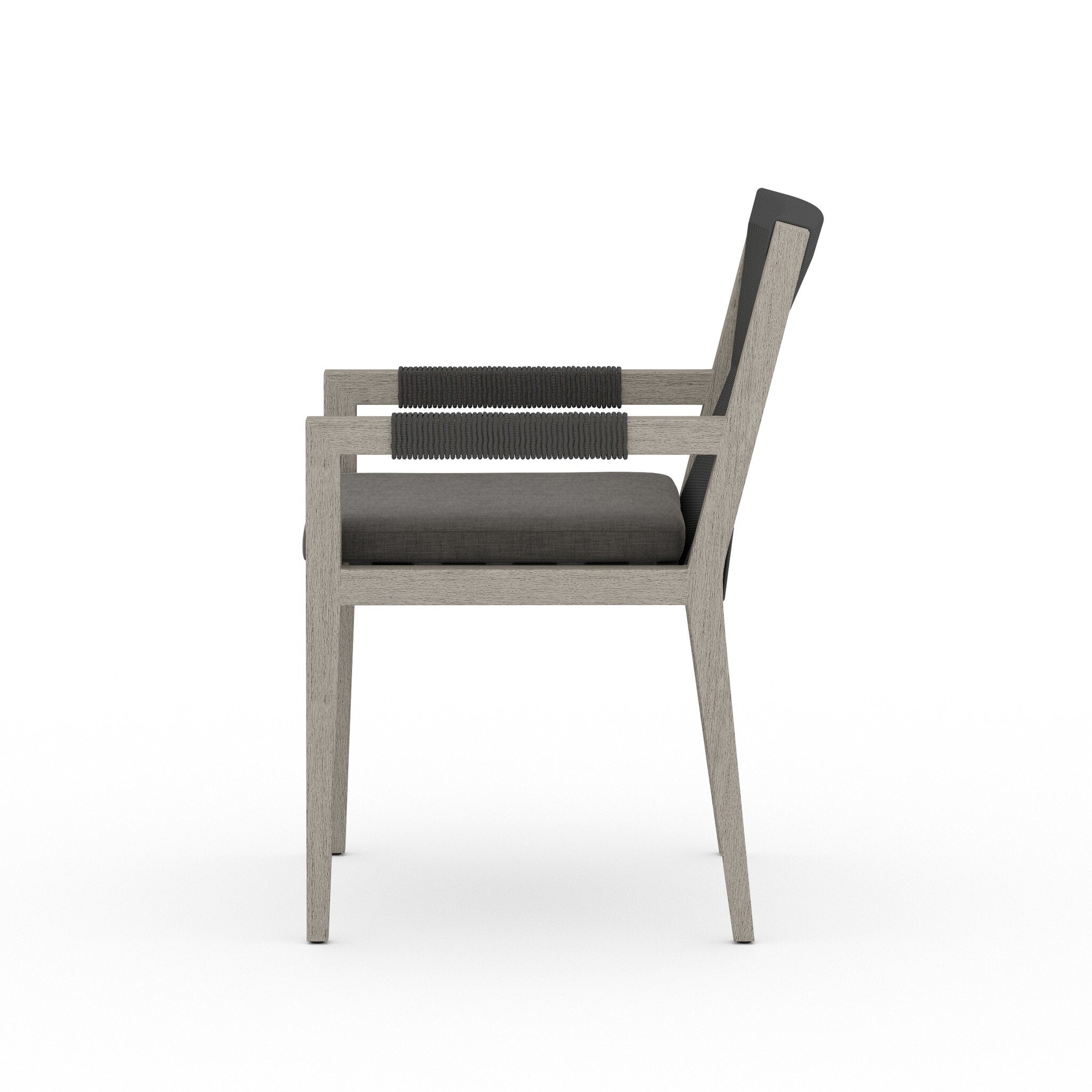 Sherwood Outdoor Dining Armchair - Weathered Grey