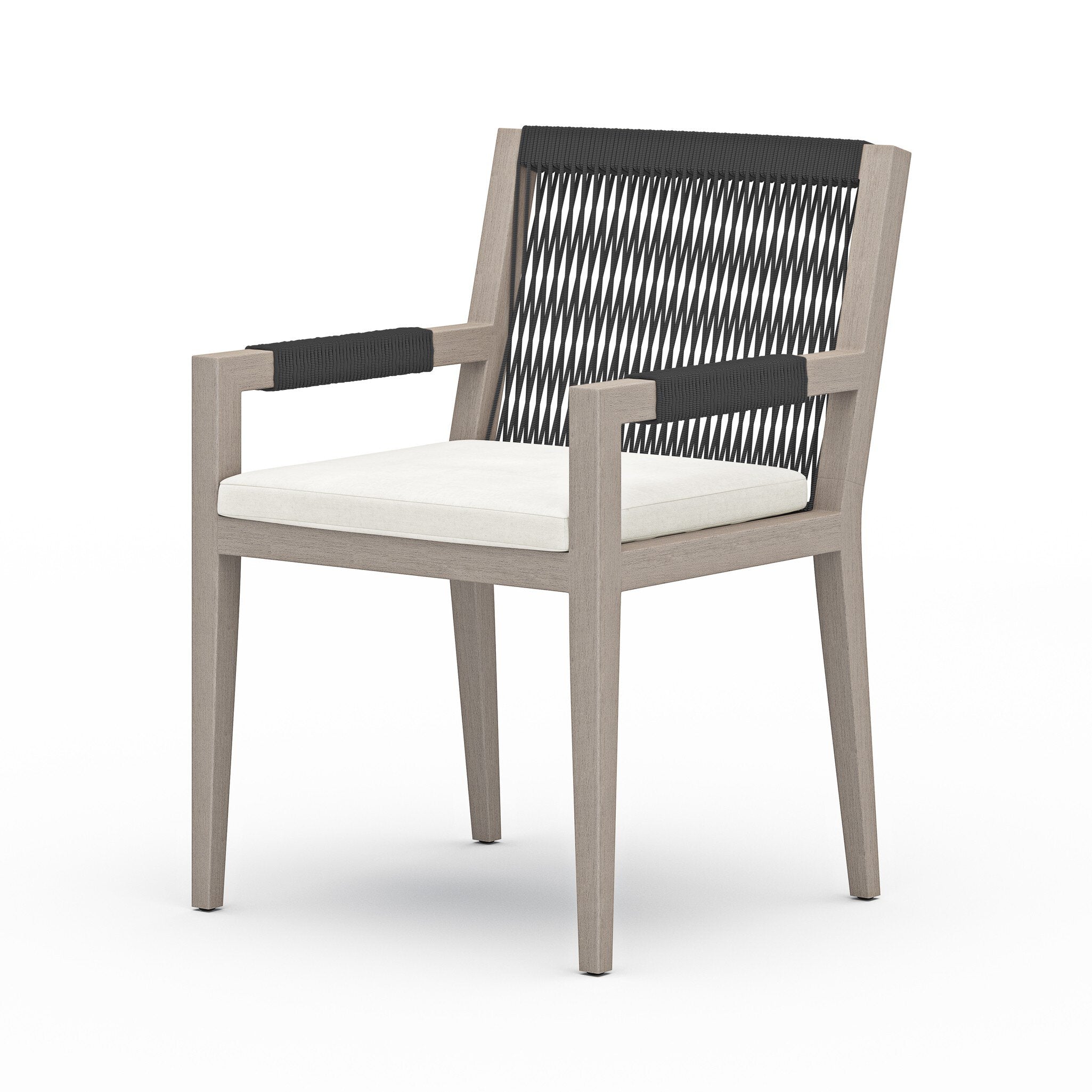 Sherwood Outdoor Dining Armchair - Weathered Grey