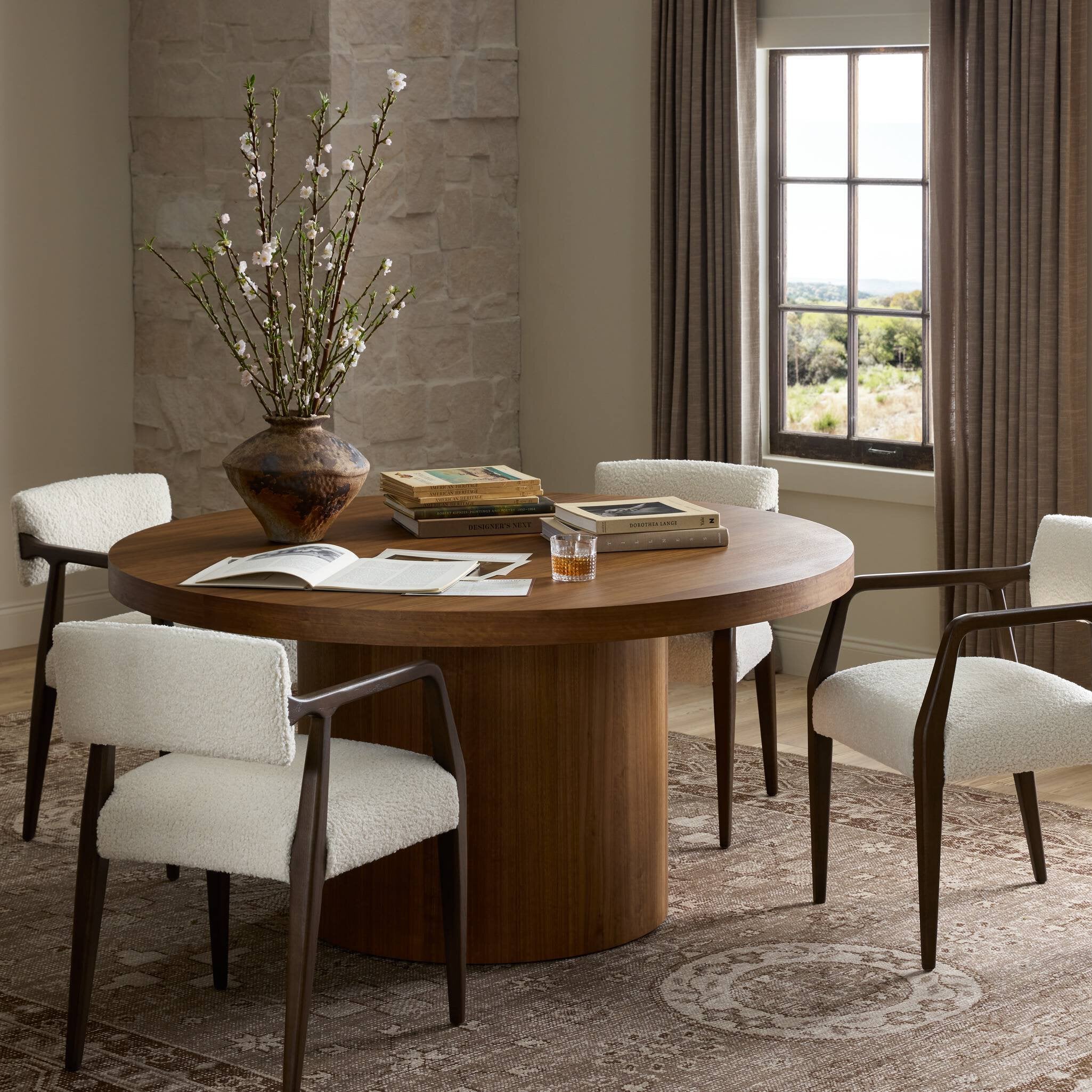 Hudson Round Dining Table Dining Tables Four Hands , Black Friday Sale Four Hands Furniture Sale, Old Bones Co, Mid Century Furniture Sale, Four Hands Furniture, Black Friday Sale Hudson Round Dining Table,Gus Sale, Perigold Hudson Round Dining Table Dining Tables Black Friday Sale , Perigold Sale Hudson Round Dining Table,Hudson Round Dining Table Lulu and Georgia, Burke Decor Sale Hudson Round Dining Table, www.oldbonesco.com