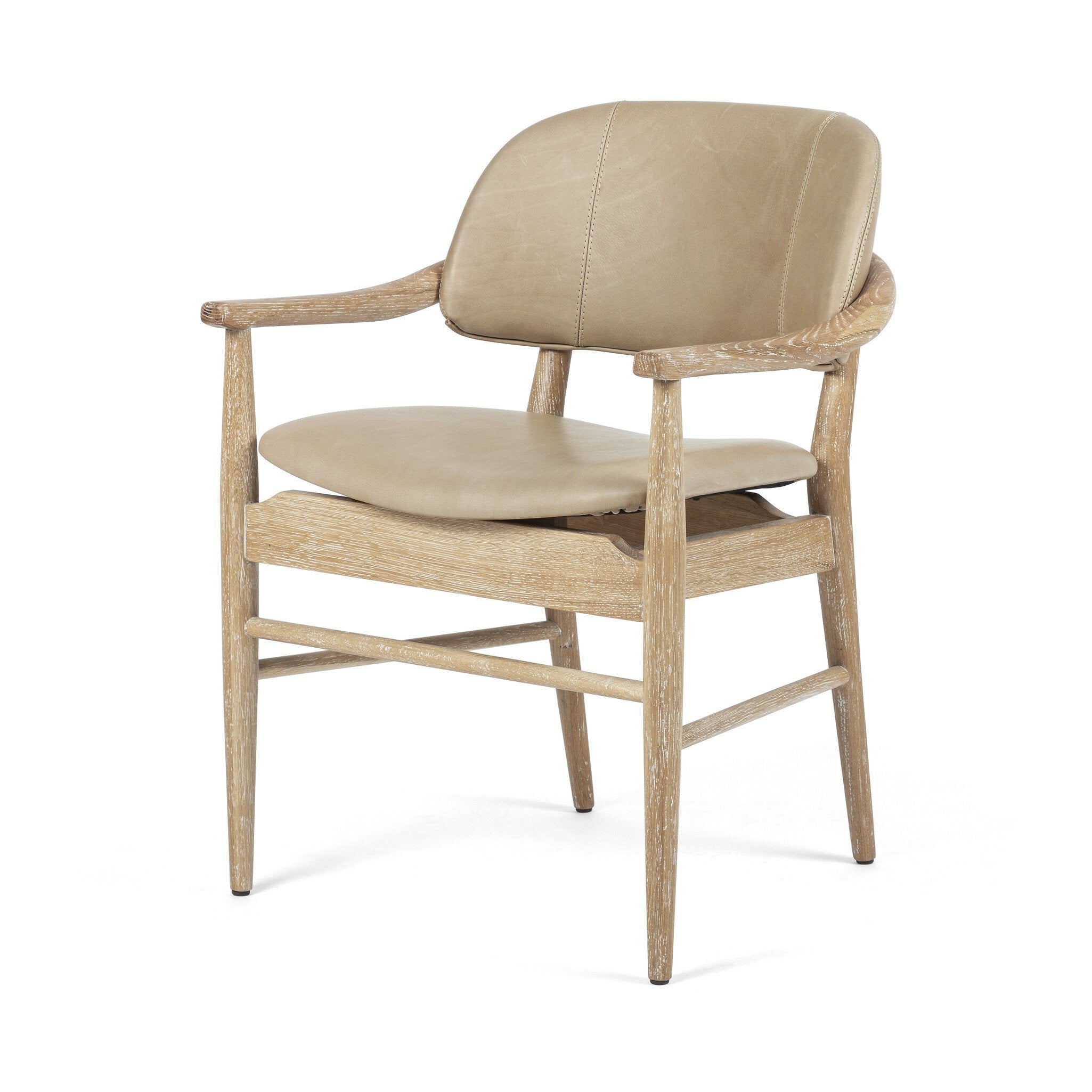Josie Dining Chair-Vintage White Wash