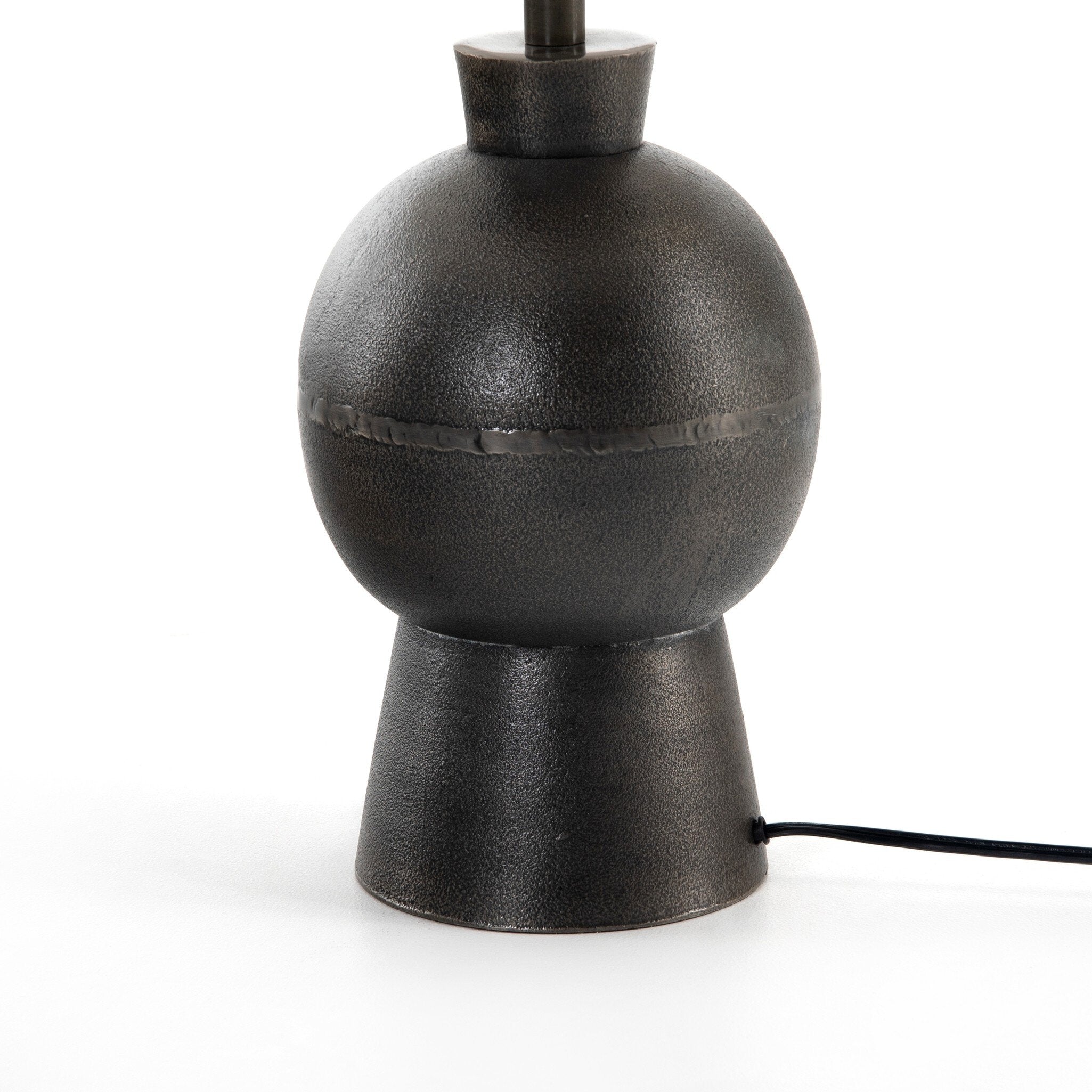 Kelita Table Lamp - Textured Black Aluminum Table Lamps Four Hands     Table Lamps,https://www.oldbonesco.com,Mid Century Furniture, Furniture Sale, Old Bones Co, Mid Century Sale, Four Hands Furniture, Sale,Gus, Sale,Perigold Kelita Table Lamp - Textured Black Aluminum Table Lamps Sale, Perigold Sale Kelita Table Lamp - Textured Black Aluminum,Kelita Table Lamp - Textured Black Aluminum Lulu and Georgia,Burke Decor Sale Kelita Table Lamp - Textured Black Aluminum, open box furniture,Open Box Kelita Table L