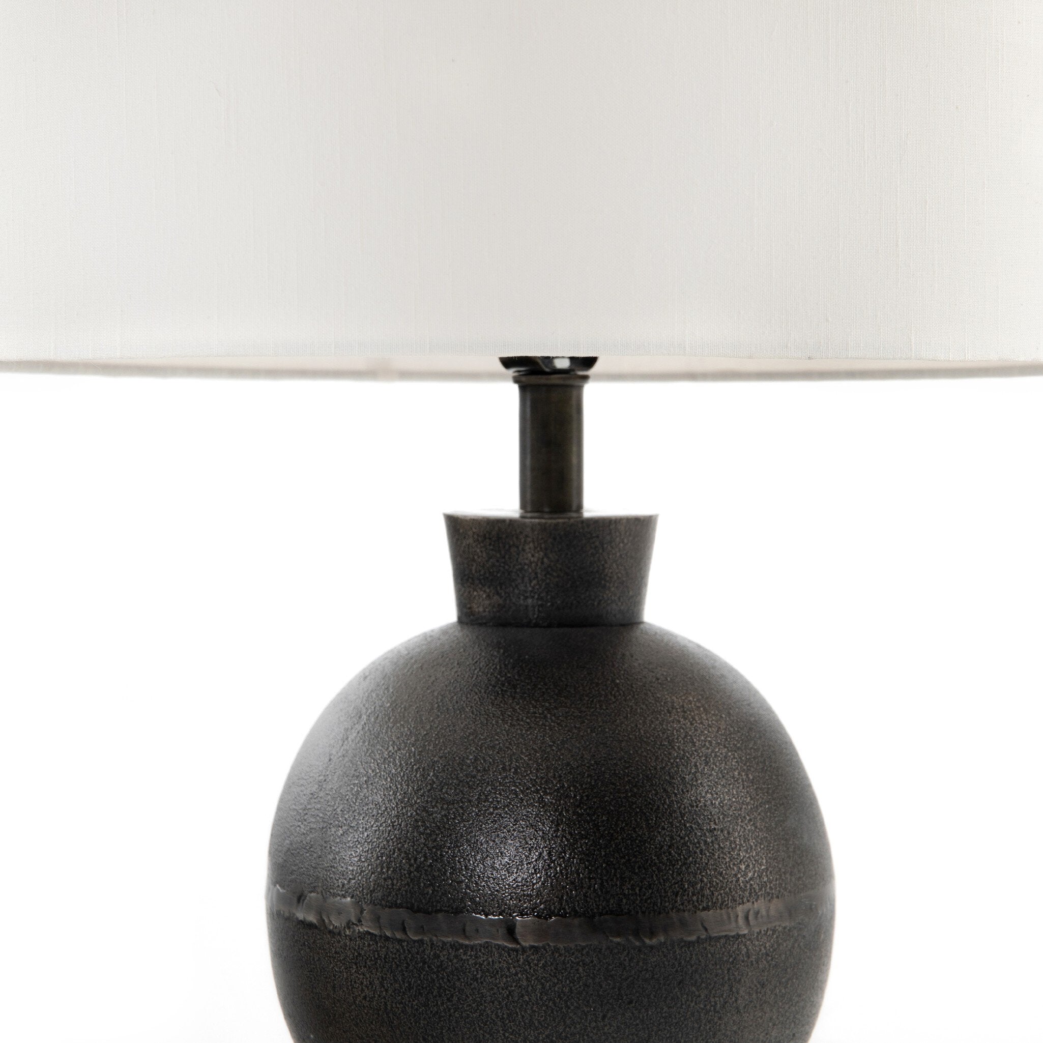 Kelita Table Lamp - Textured Black Aluminum Table Lamps Four Hands     Table Lamps,https://www.oldbonesco.com,Mid Century Furniture, Furniture Sale, Old Bones Co, Mid Century Sale, Four Hands Furniture, Sale,Gus, Sale,Perigold Kelita Table Lamp - Textured Black Aluminum Table Lamps Sale, Perigold Sale Kelita Table Lamp - Textured Black Aluminum,Kelita Table Lamp - Textured Black Aluminum Lulu and Georgia,Burke Decor Sale Kelita Table Lamp - Textured Black Aluminum, open box furniture,Open Box Kelita Table L