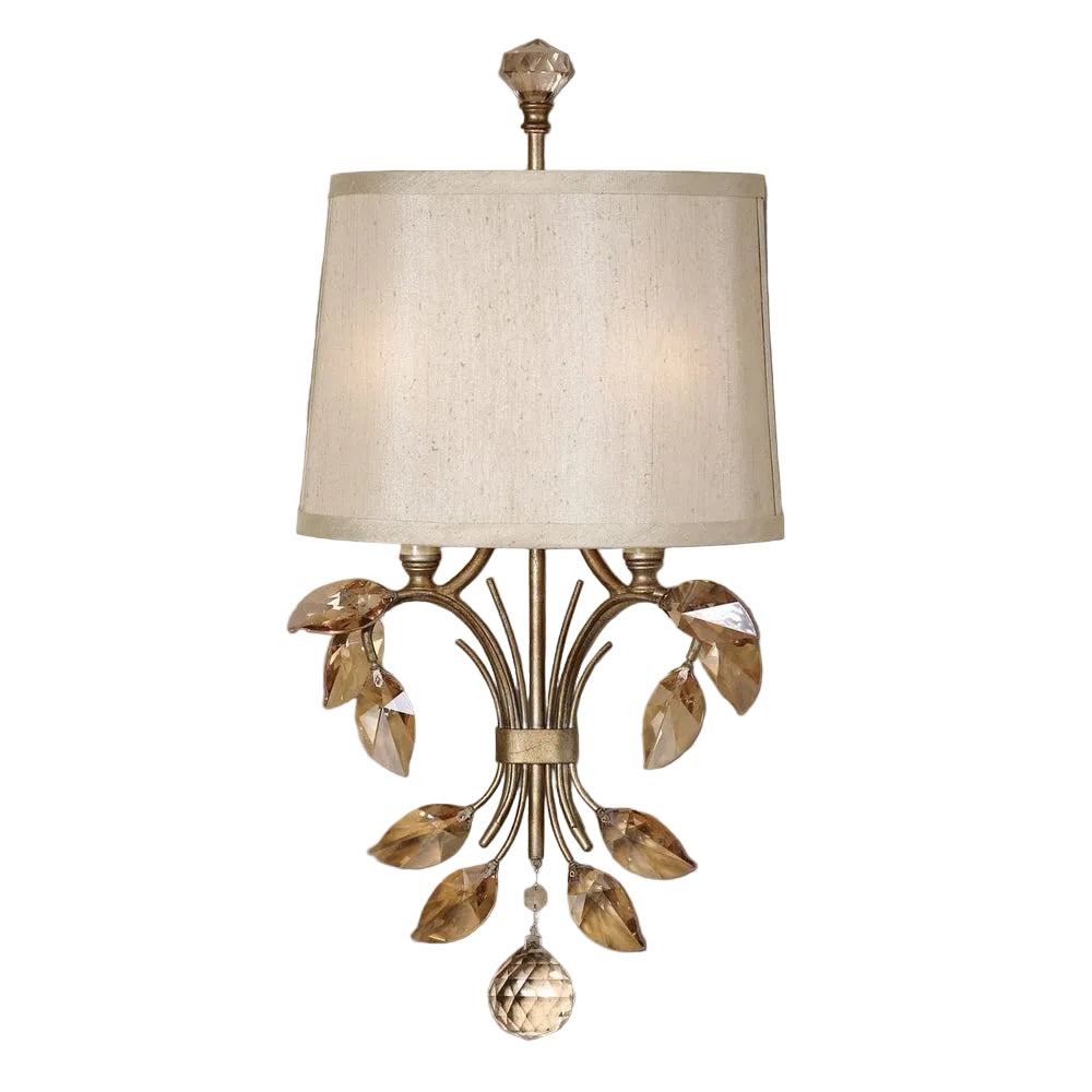Uttermost Alenya 2 Light Gold Wall Sconce