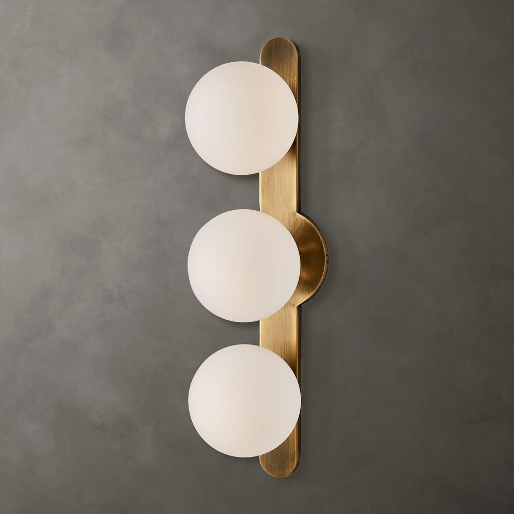 Uttermost Droplet Mid-Century 3 Light Sconce