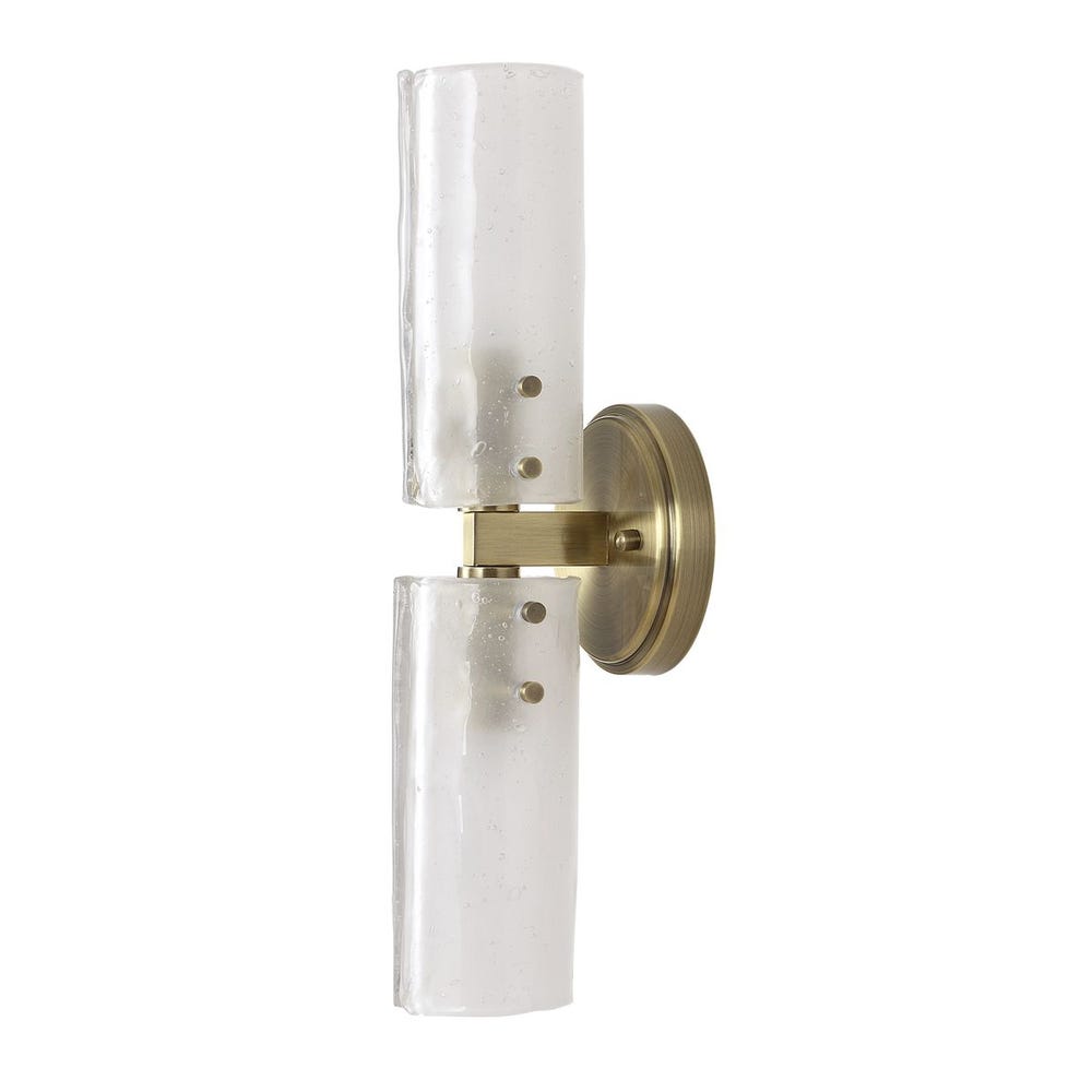 Uttermost Mistie 2 Light Glass Sconce