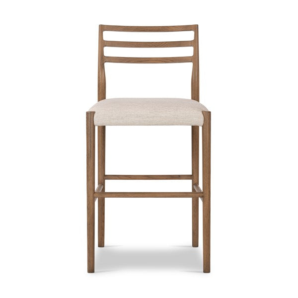 Glenmore Bar + Counter Stool Bar / Smoked OakBar Stool Four Hands  Bar Smoked Oak  Four Hands, Mid Century Modern Furniture, Old Bones Furniture Company, Old Bones Co, Modern Mid Century, Designer Furniture, https://www.oldbonesco.com/