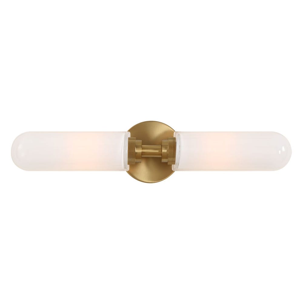 Uttermost Wellsville 2 Lt Brass Sconce
