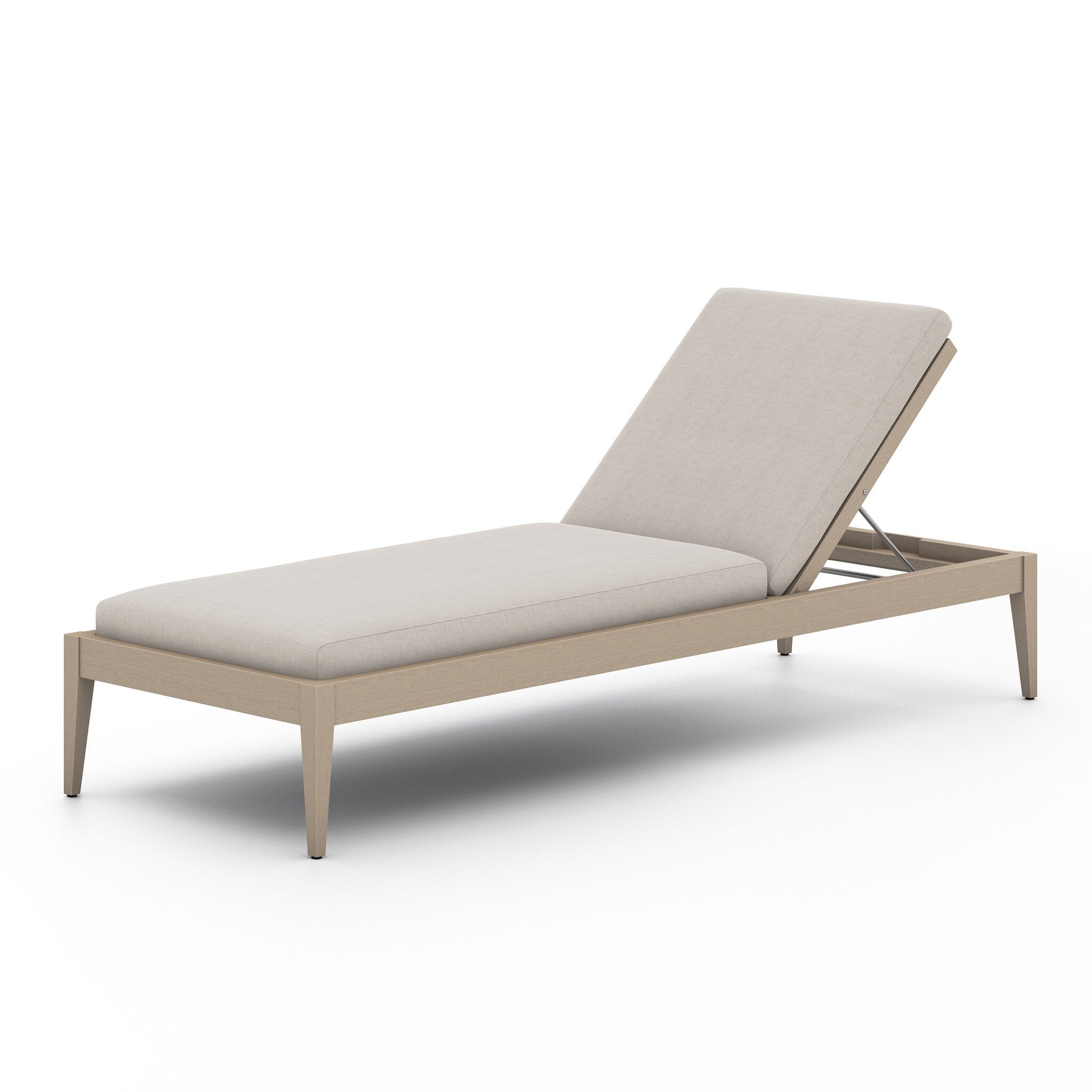Sherwood Outdoor Chaise - Washed Brown