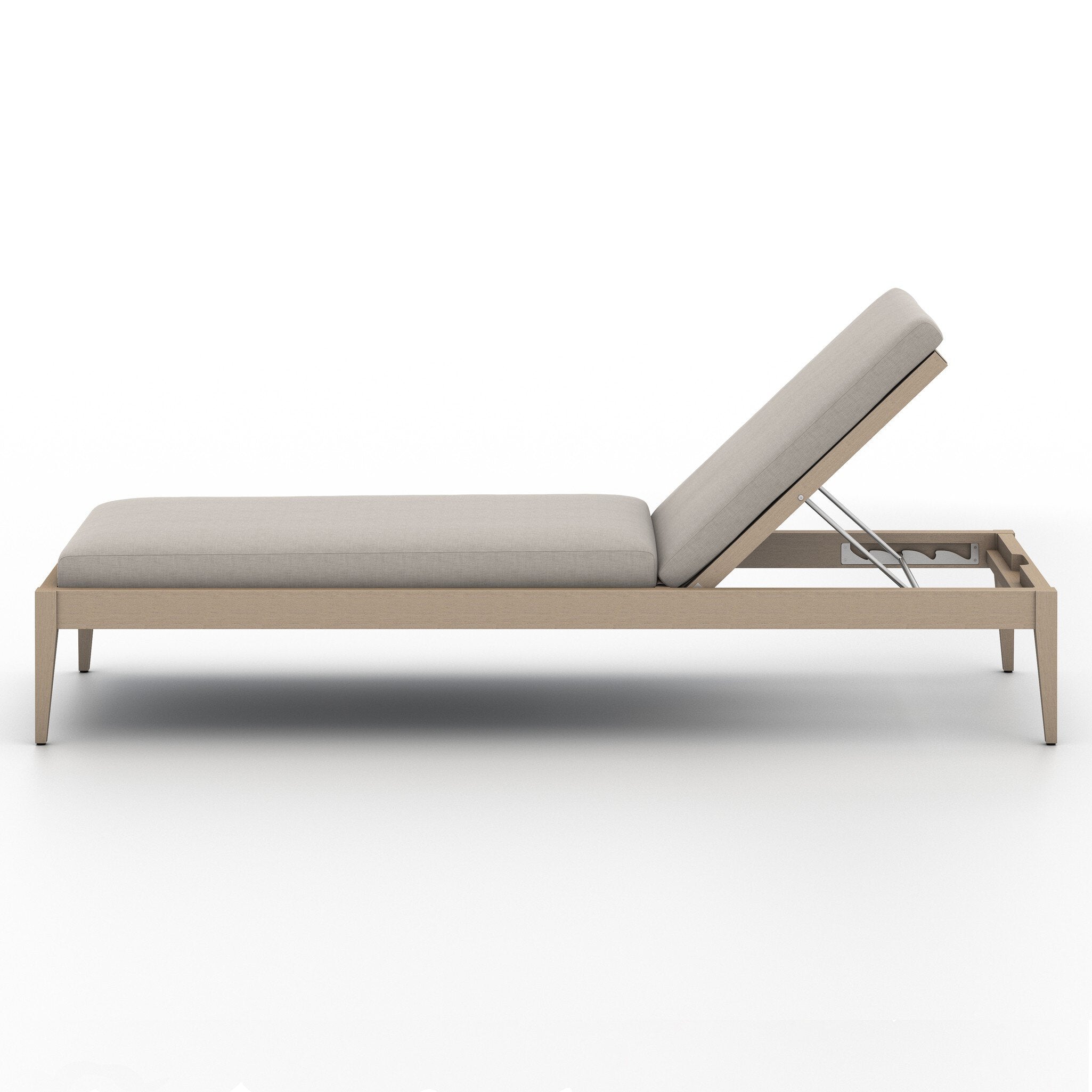 Sherwood Outdoor Chaise - Washed Brown