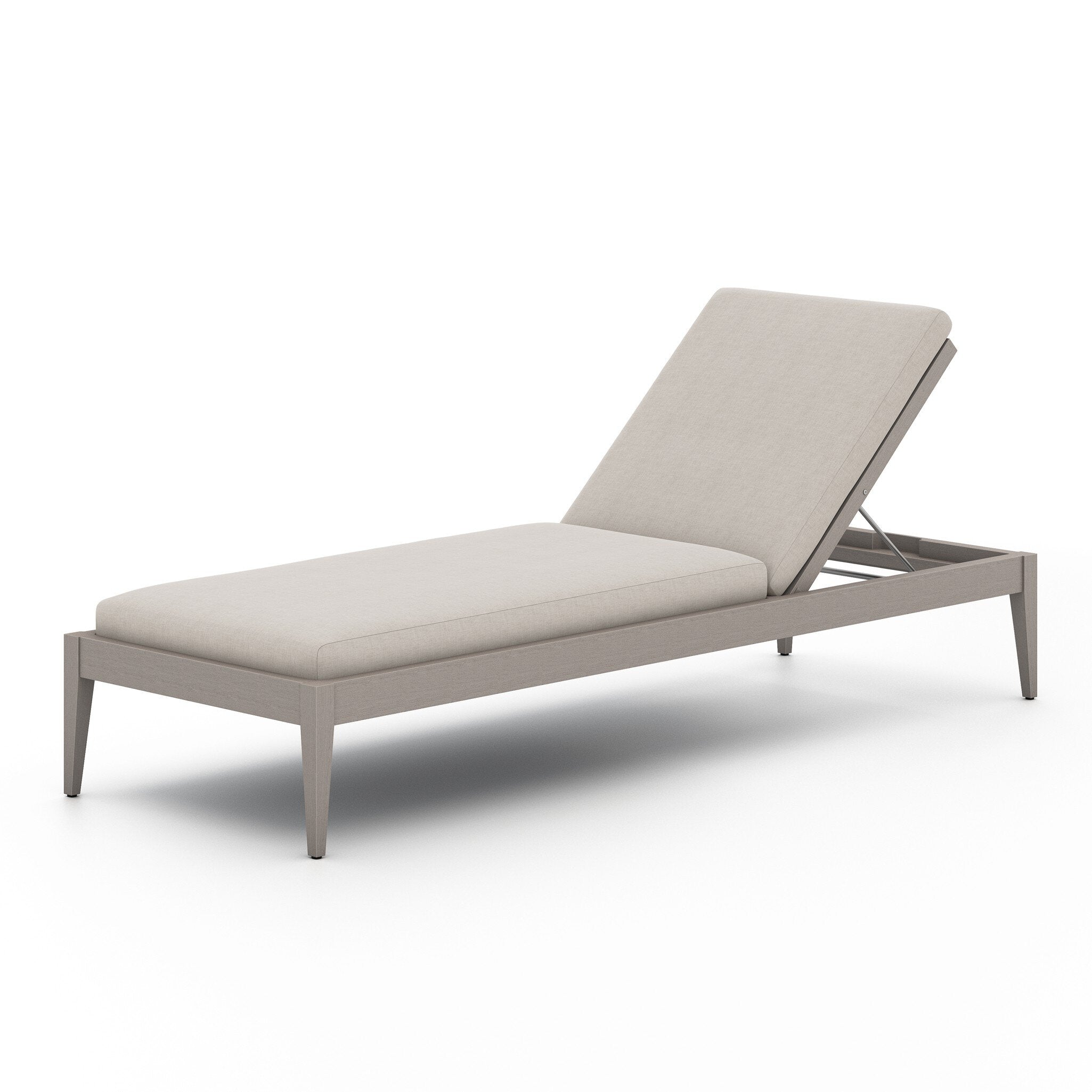 Sherwood Outdoor Chaise - Weathered Grey