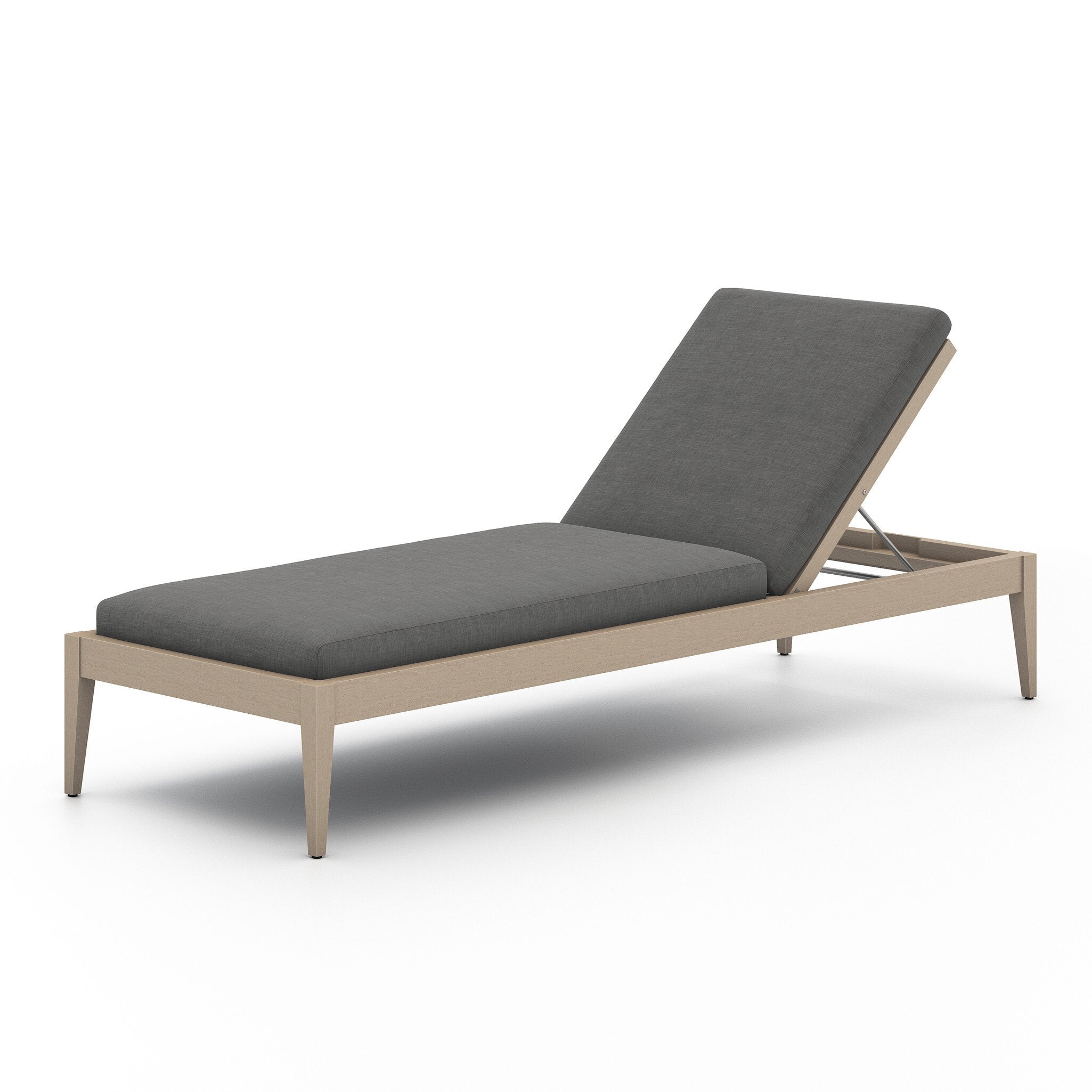 Sherwood Outdoor Chaise - Washed Brown
