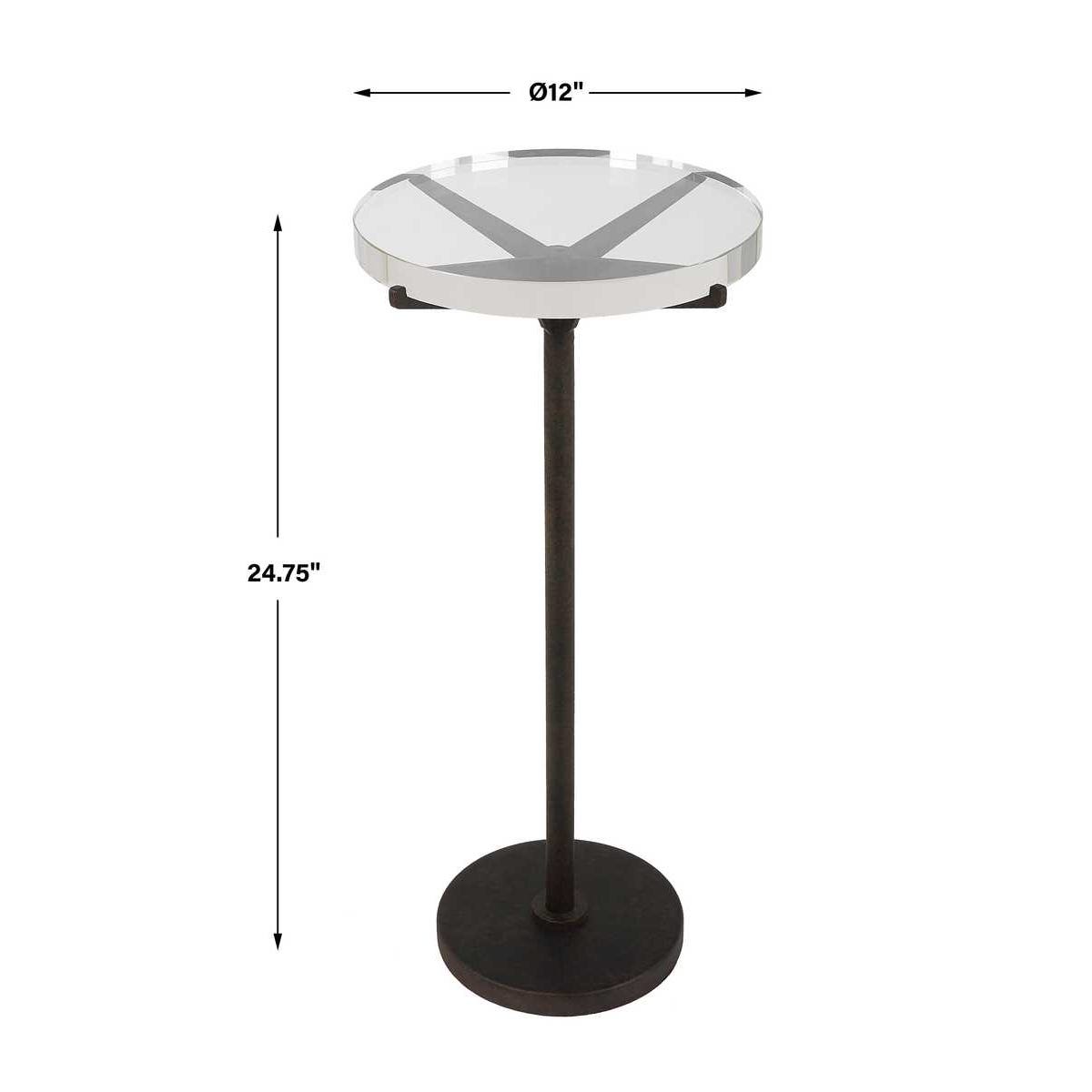 Uttermost Forge Industrial Accent Table