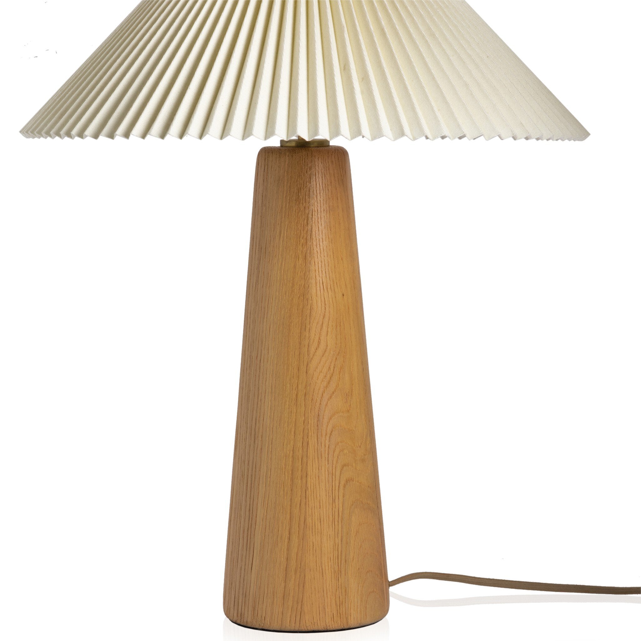 Nora Table Lamp - Light Oak