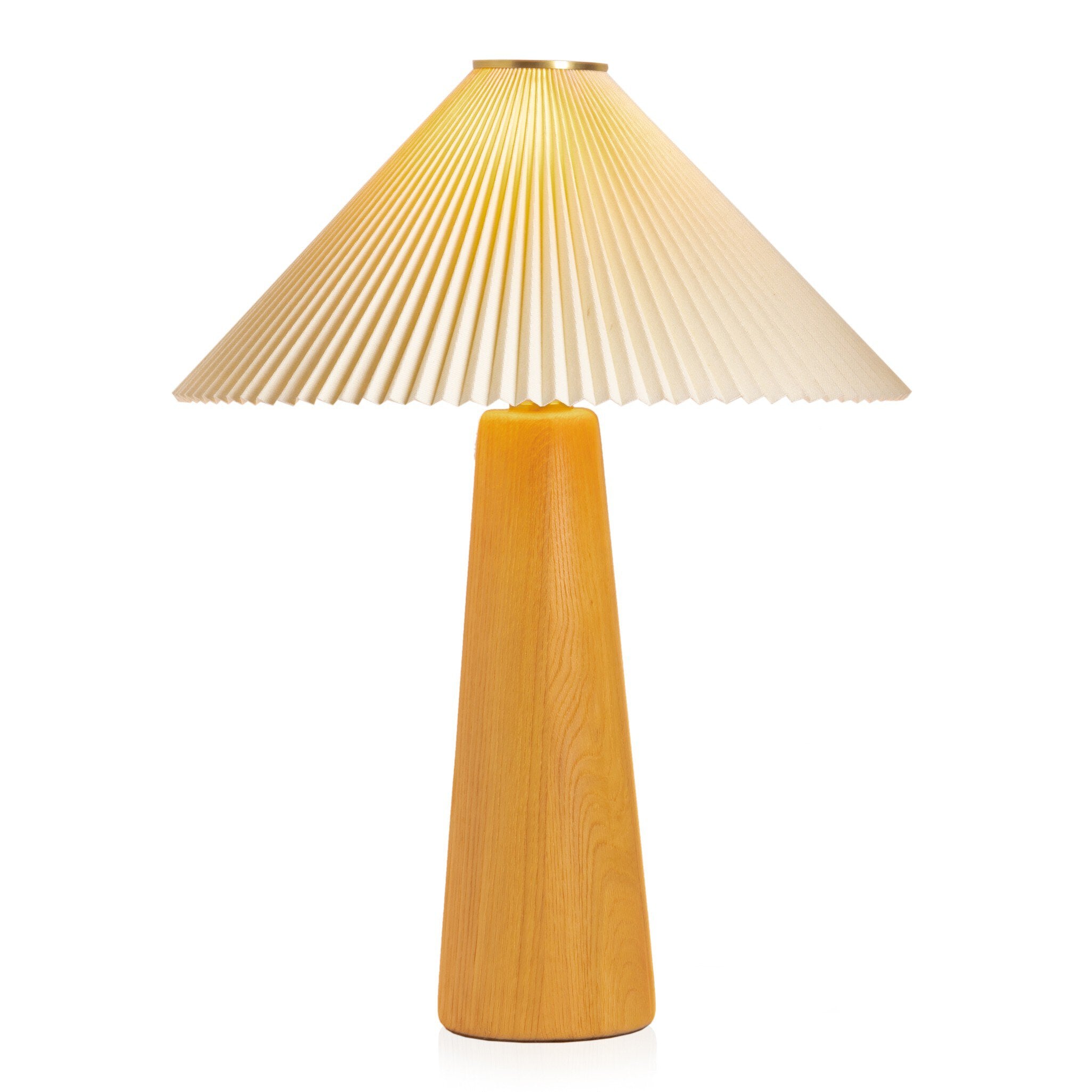 Nora Table Lamp - Light Oak