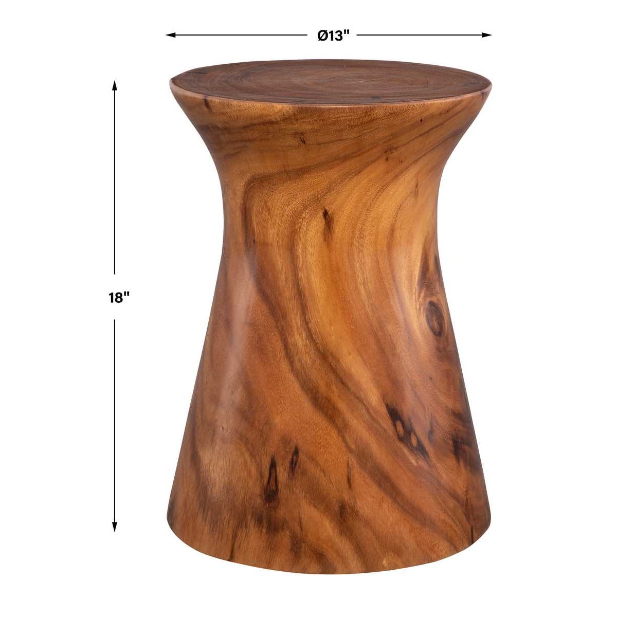 Uttermost Swell Wooden Accent Table