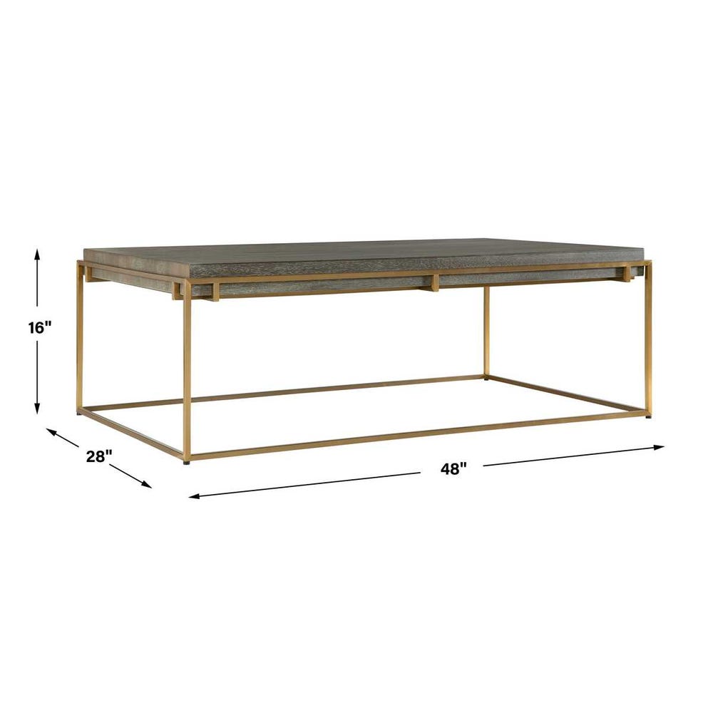 Uttermost Surround Sark Walnut Coffee Table