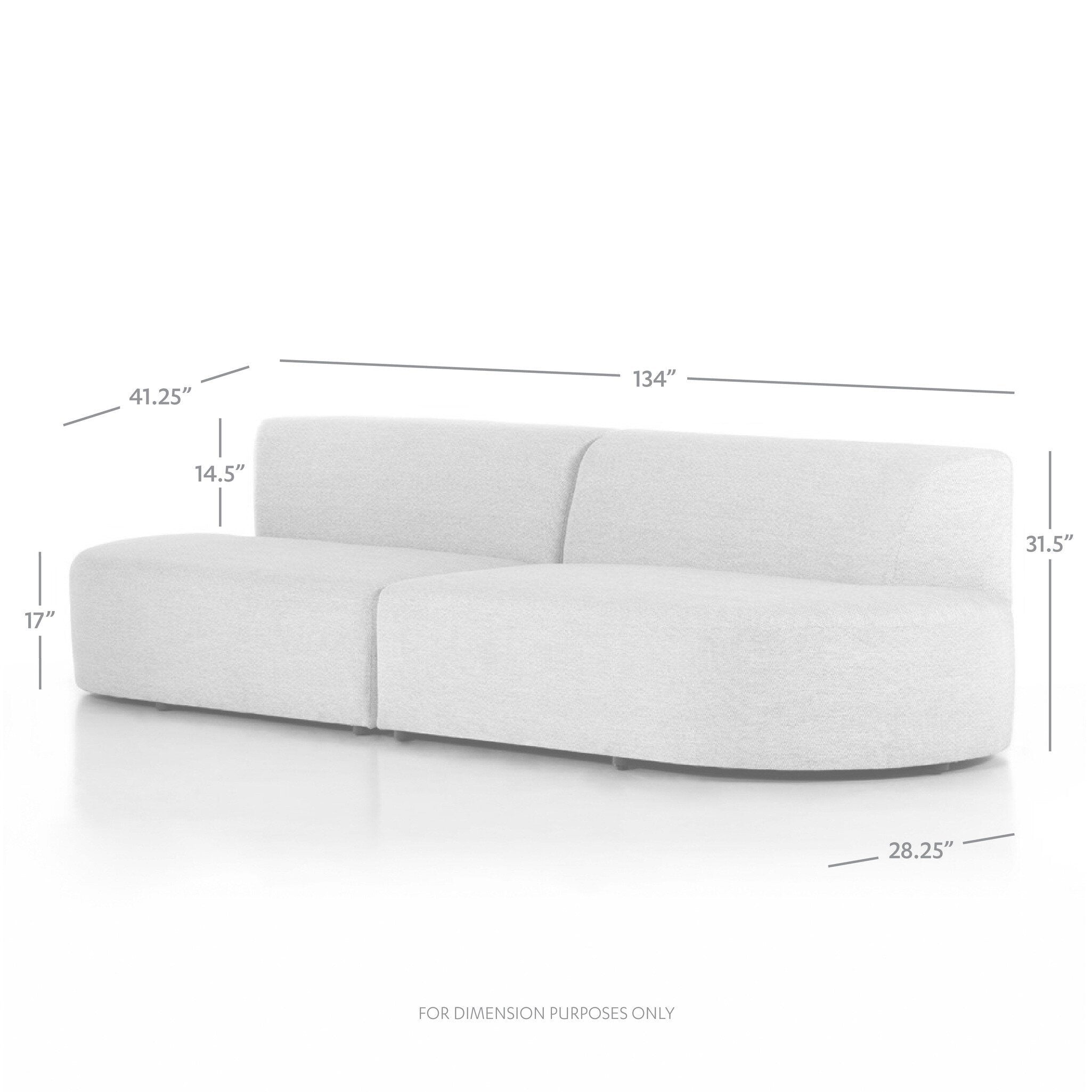 Opal Outdoor 2-Piece Sectional