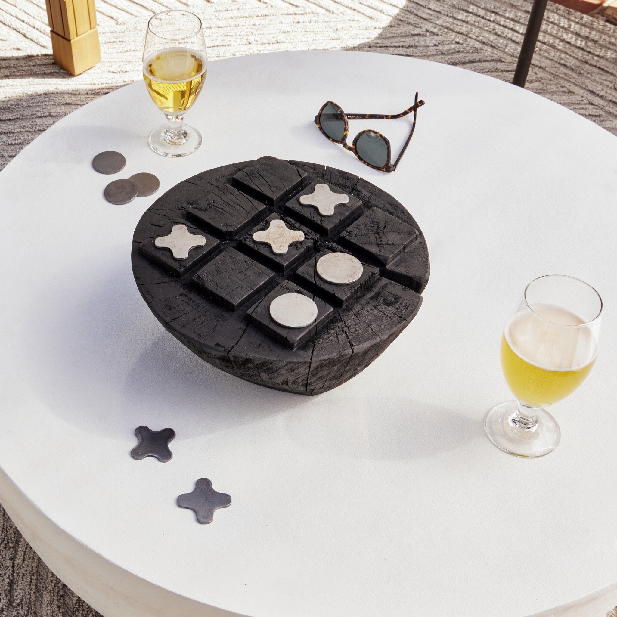 Tic Tac Toe Gaming Tables -Four Hands- , Black Friday Sale -Four Hands- Furniture Sale, Old Bones Co, Mid Century Furniture Sale, Four Hands Furniture, Black Friday Sale Tic Tac Toe,Gus Sale, Perigold Tic Tac Toe Gaming Tables Black Friday Sale , Perigold Sale Tic Tac Toe,Tic Tac Toe Lulu and Georgia, Burke Decor Sale Tic Tac Toe, www.oldbonesco.com