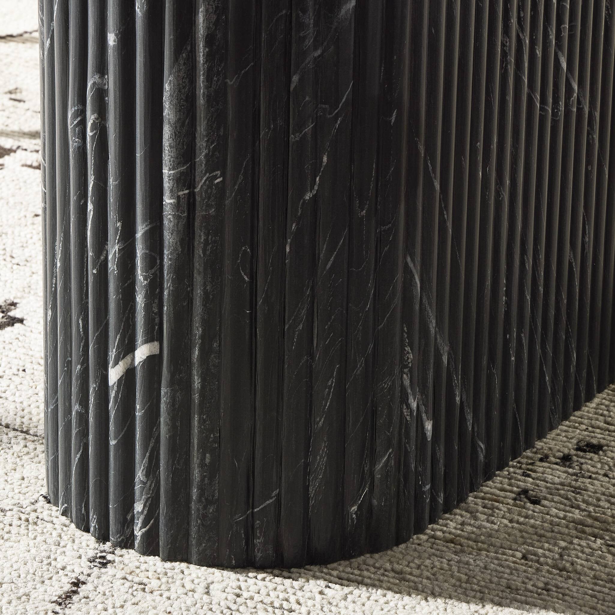 Oranda Dining Table - Black Marble Dining & Kitchen Tables Four Hands     Dining & Kitchen Tables,https://www.oldbonesco.com,Mid Century Furniture, Furniture Sale, Old Bones Co, Mid Century Sale, Four Hands Furniture, Sale,Gus, Sale,Perigold Oranda Dining Table - Black Marble Dining & Kitchen Tables Sale, Perigold Sale Oranda Dining Table - Black Marble,Oranda Dining Table - Black Marble Lulu and Georgia,Burke Decor Sale Oranda Dining Table - Black Marble, open box furniture,Open Box Oranda Dining Table - B