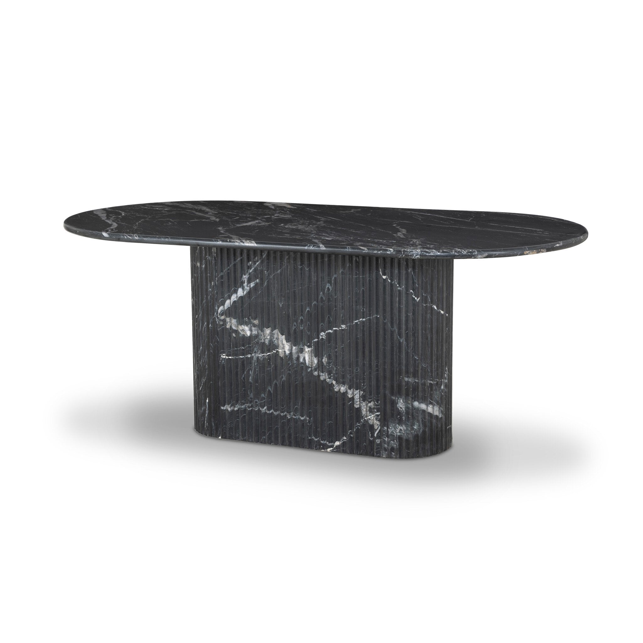 Oranda Dining Table - Black Marble Dining & Kitchen Tables Four Hands     Dining & Kitchen Tables,https://www.oldbonesco.com,Mid Century Furniture, Furniture Sale, Old Bones Co, Mid Century Sale, Four Hands Furniture, Sale,Gus, Sale,Perigold Oranda Dining Table - Black Marble Dining & Kitchen Tables Sale, Perigold Sale Oranda Dining Table - Black Marble,Oranda Dining Table - Black Marble Lulu and Georgia,Burke Decor Sale Oranda Dining Table - Black Marble, open box furniture,Open Box Oranda Dining Table - B
