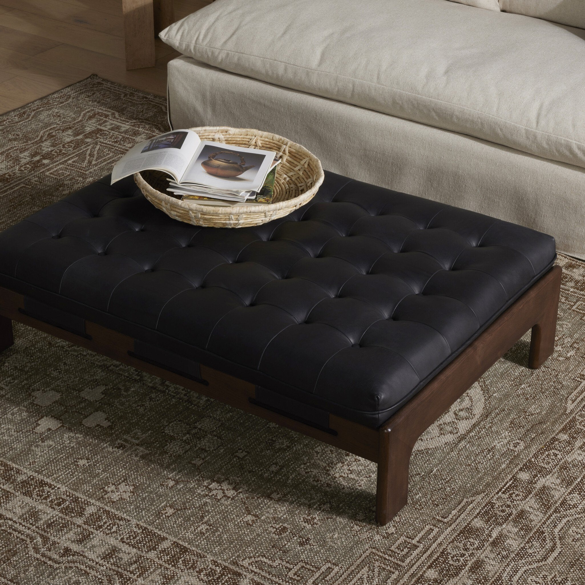 Halston Cocktail Ottoman Ottomans & Stools Four Hands     Ottomans & Stools,https://www.oldbonesco.com,Mid Century Furniture, Furniture Sale, Old Bones Co, Mid Century Sale, Four Hands Furniture, Sale,Gus, Sale,Perigold Halston Cocktail Ottoman Ottomans & Stools Sale, Perigold Sale Halston Cocktail Ottoman,Halston Cocktail Ottoman Lulu and Georgia,Burke Decor Sale Halston Cocktail Ottoman, open box furniture,Open Box Halston Cocktail Ottoman