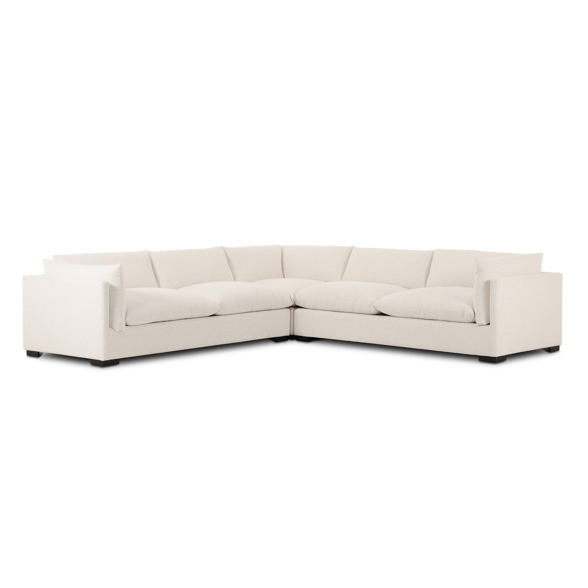 Westwood 3-Piece Sectional - Crypton Nomad Snow by Four Hands