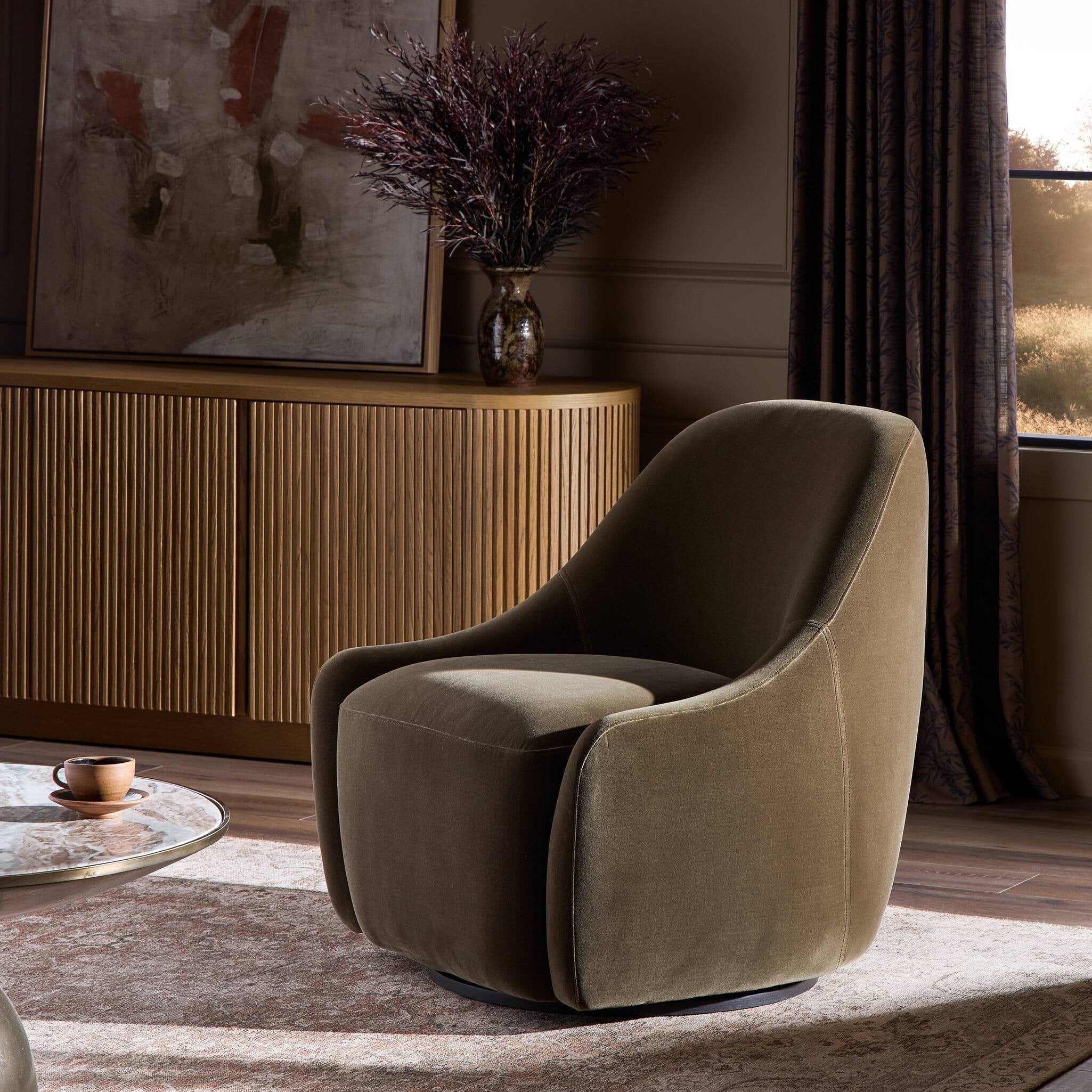 Levi Swivel Chair | Four Hands
