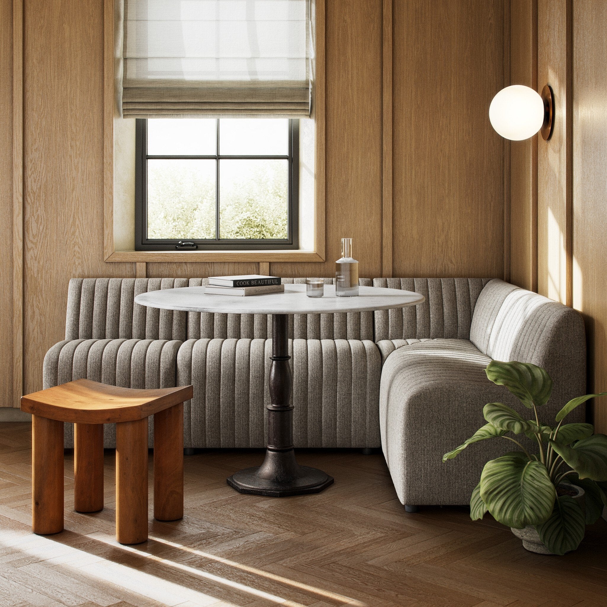 Augustine L-Shape Dining Banquette