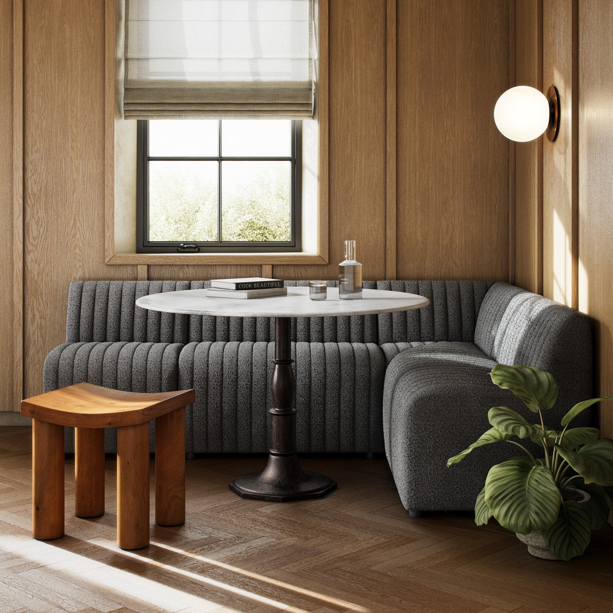Augustine L-Shape Dining Banquette