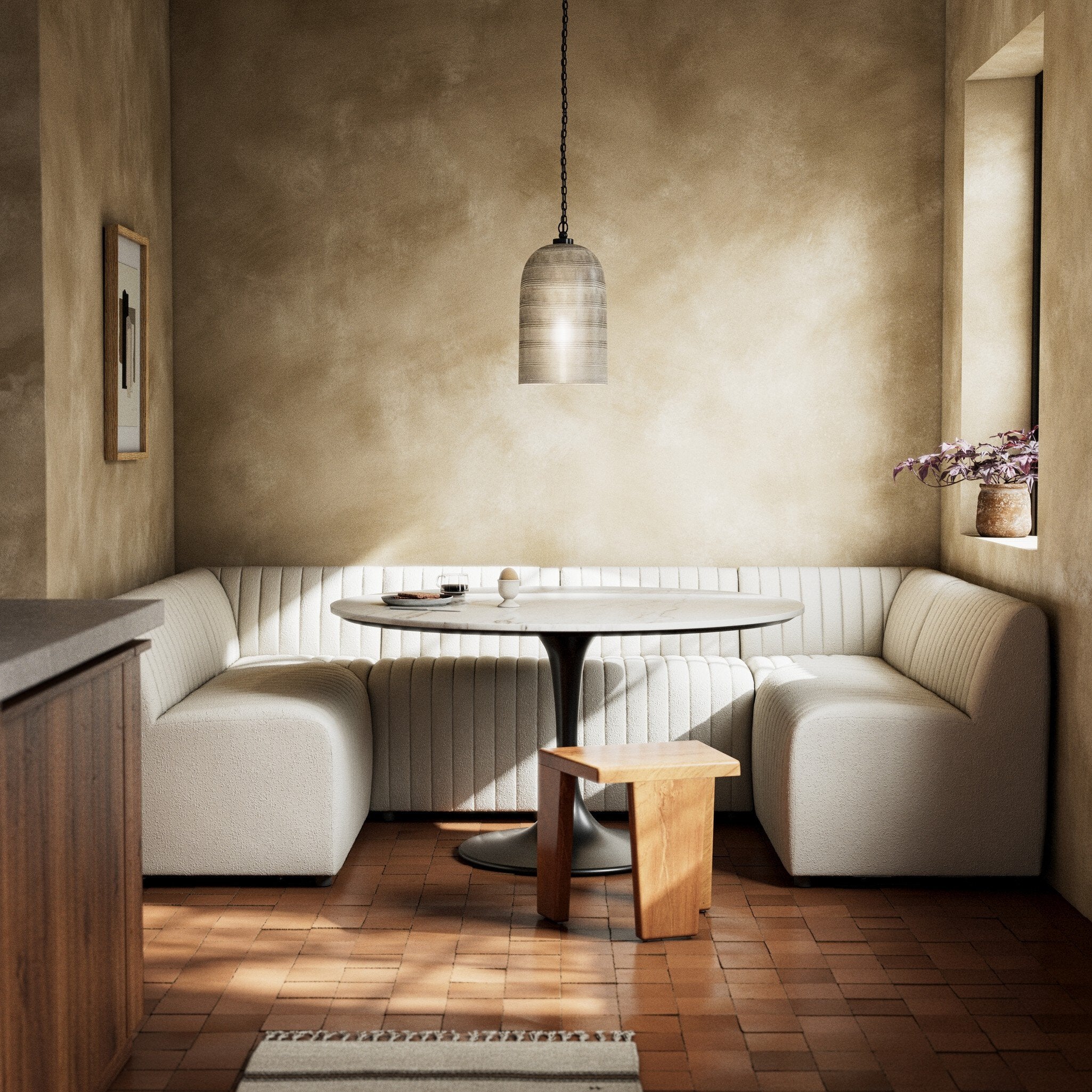 Augustine U-Shape Dining Banquette