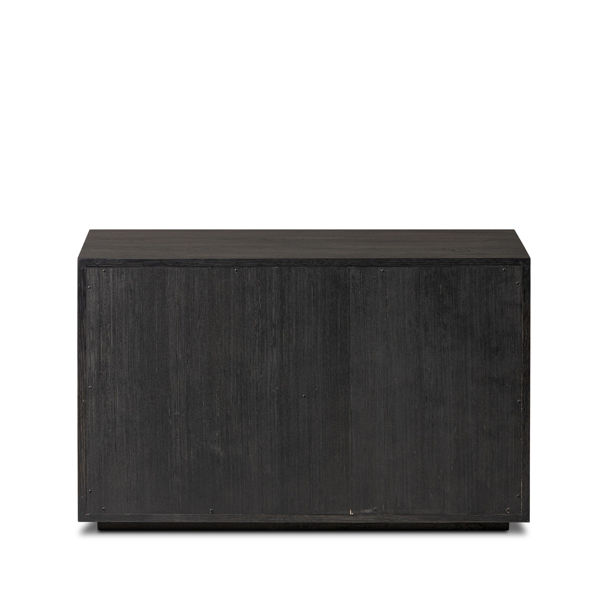 レトロYODONO ブラック 2段チェスト Leo Nightstand
