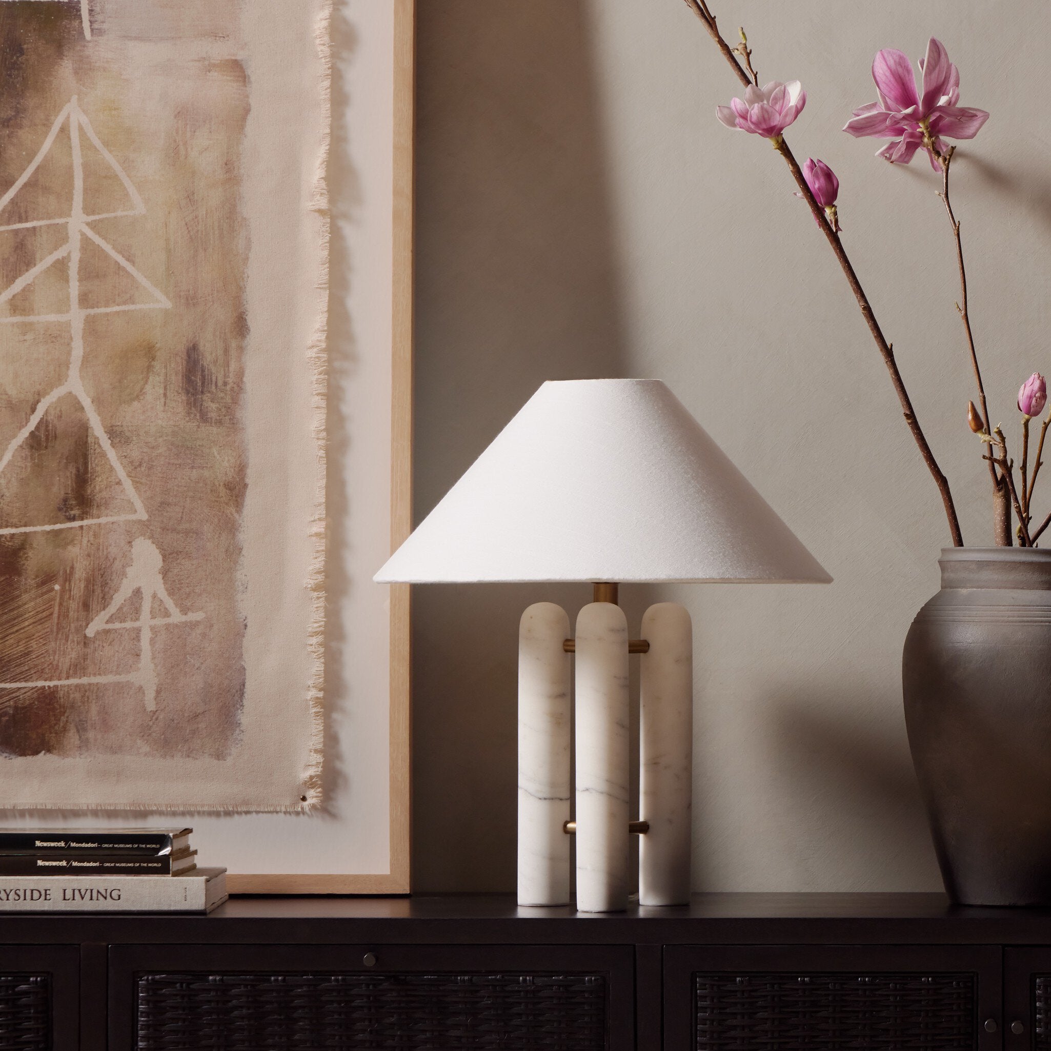 Medici Table Lamp - Charcoal and White Marble Table Lamps Four Hands     Table Lamps,https://www.oldbonesco.com,Mid Century Furniture, Furniture Sale, Old Bones Co, Mid Century Sale, Four Hands Furniture, Sale,Gus, Sale,Perigold Medici Table Lamp - Charcoal and White Marble Table Lamps Sale, Perigold Sale Medici Table Lamp - Charcoal and White Marble,Medici Table Lamp - Charcoal and White Marble Lulu and Georgia,Burke Decor Sale Medici Table Lamp - Charcoal and White Marble, open box furniture,Open Box Medi