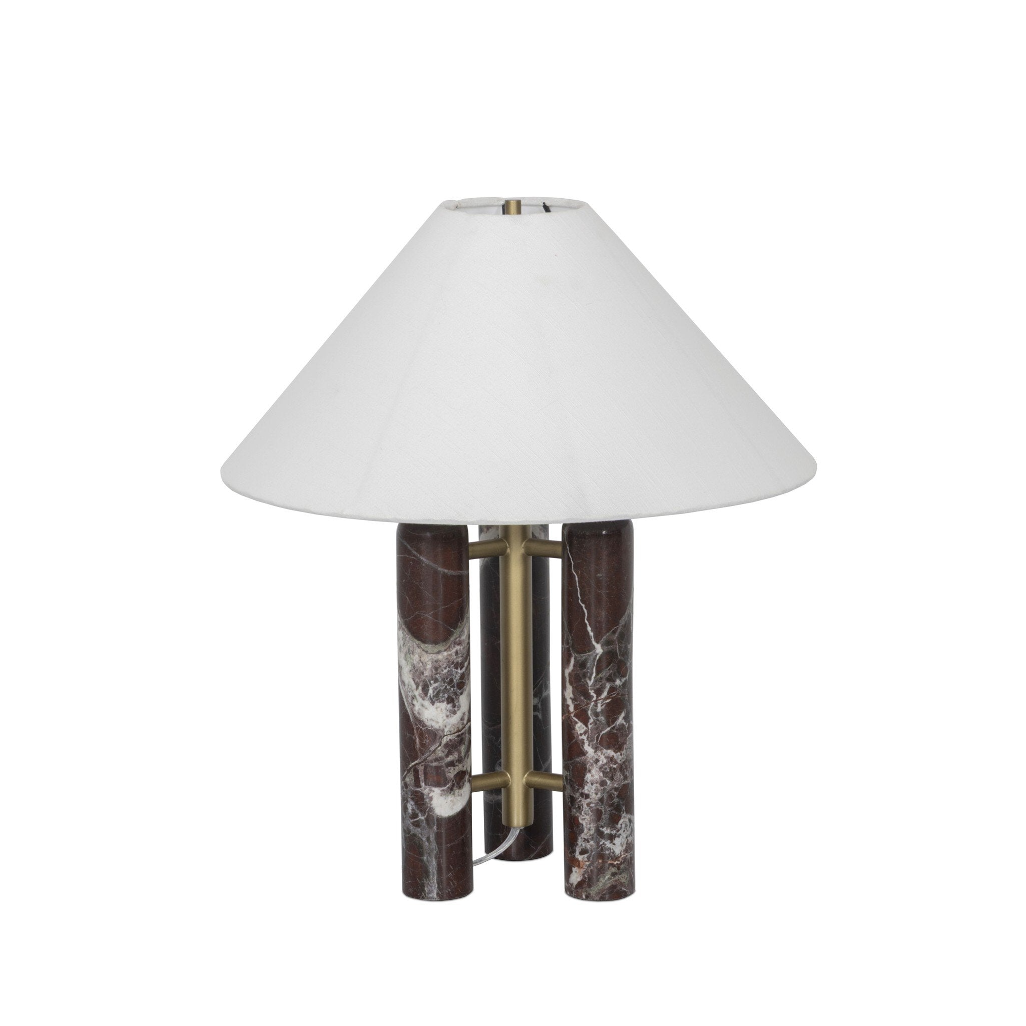 Medici Table Lamp - Merlot Marble