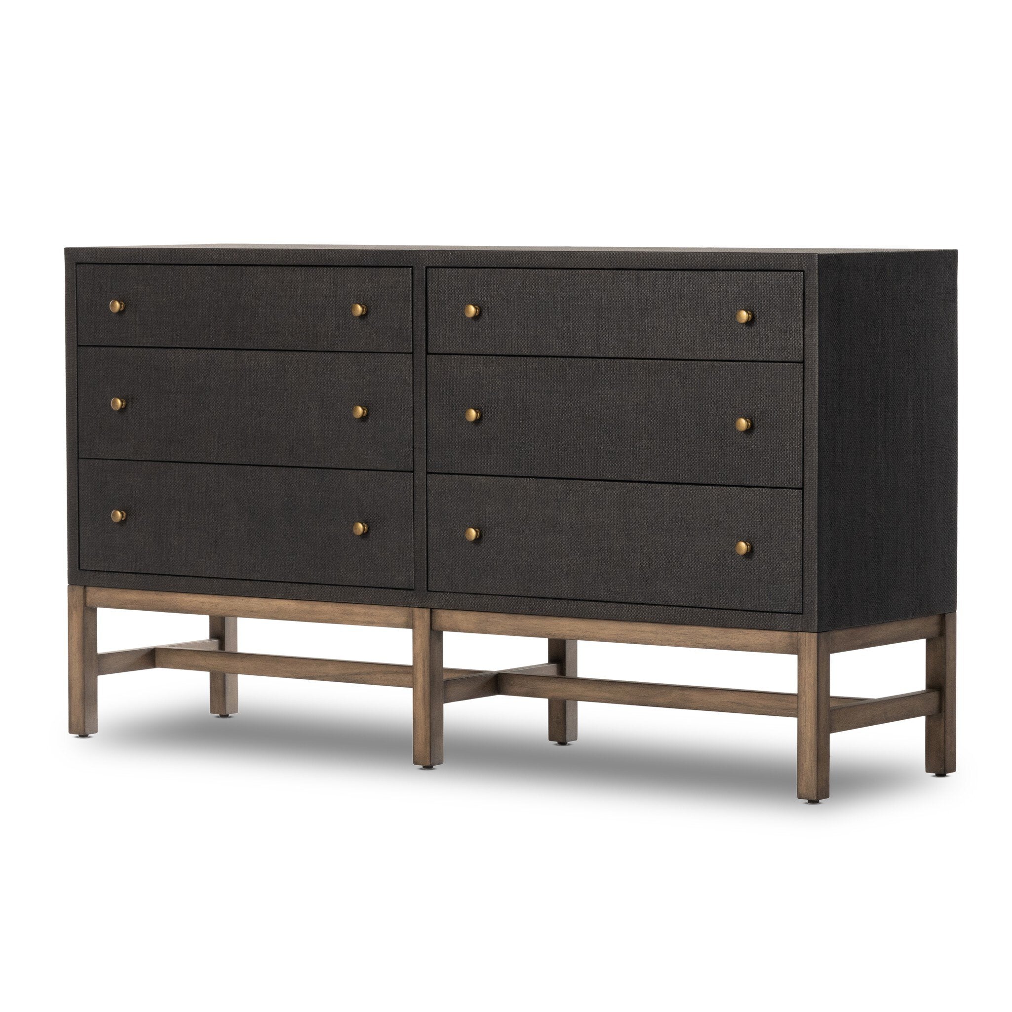 Fiona 6 Drawer Dresser - Raffia Four Hands Fiona 6 Drawer Dresser - Raffia Four Hands