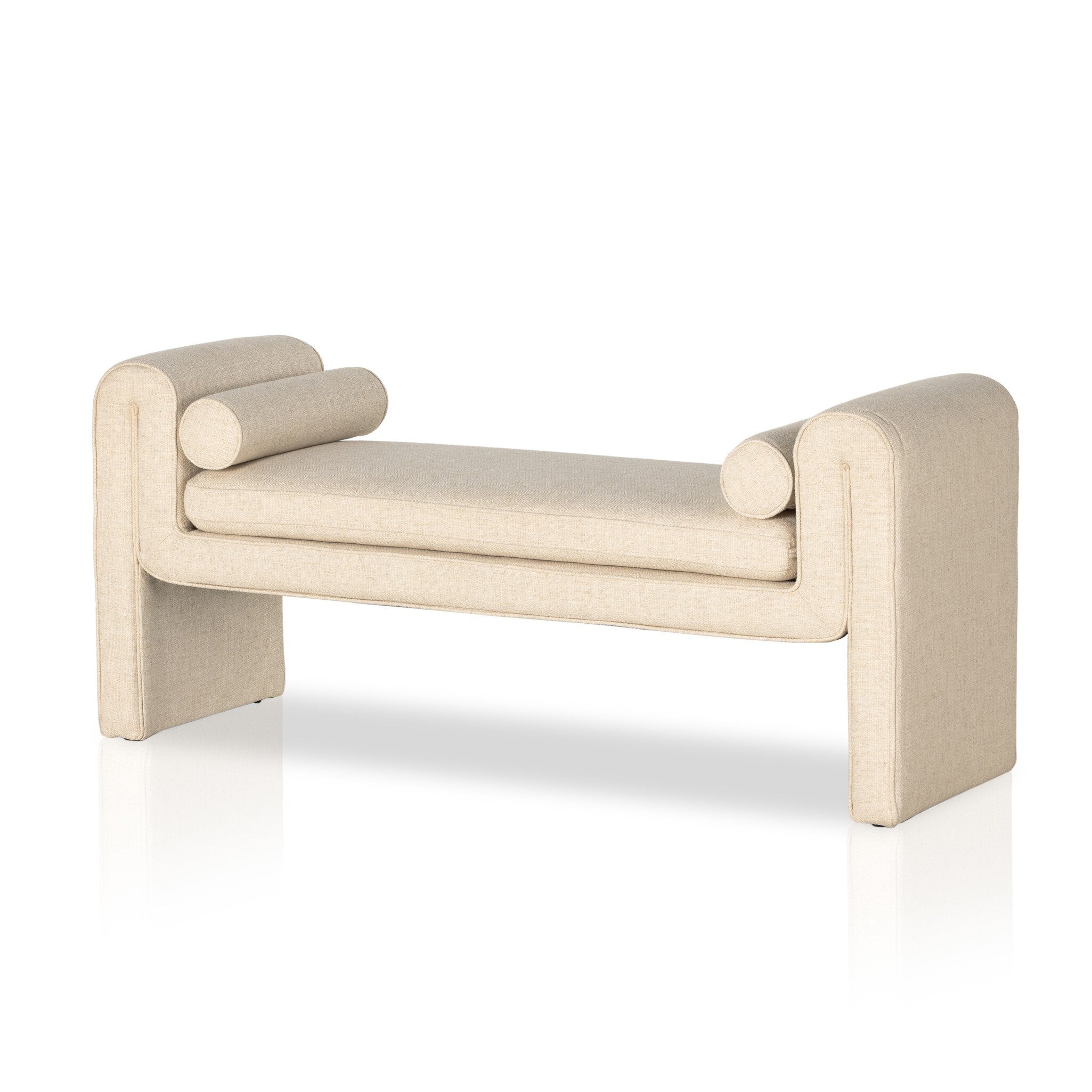 Mitchell Accent Bench Benches Four Hands     Benches,https://www.oldbonesco.com,Mid Century Furniture, Furniture Sale, Old Bones Co, Mid Century Sale, Four Hands Furniture, Sale,Gus, Sale,Perigold Mitchell Accent Bench Benches Sale, Perigold Sale Mitchell Accent Bench,Mitchell Accent Bench Lulu and Georgia,Burke Decor Sale Mitchell Accent Bench, open box furniture,Open Box Mitchell Accent Bench
