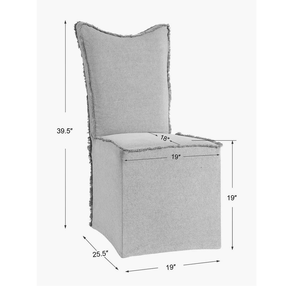 Uttermost Narissa Armless Chairs - Set of 2