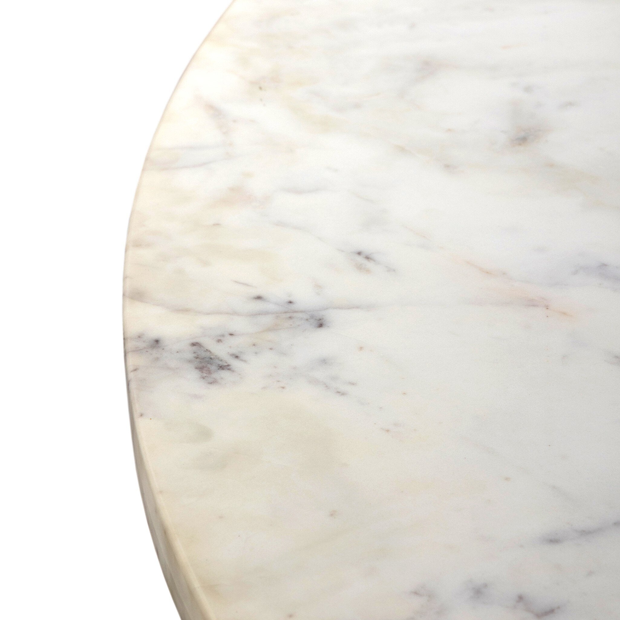 Mariah Round Dining Table 60" - White Marble Dining & Kitchen Tables Four Hands     Dining & Kitchen Tables,https://www.oldbonesco.com,Mid Century Furniture, Furniture Sale, Old Bones Co, Mid Century Sale, Four Hands Furniture, Sale,Gus, Sale,Perigold Mariah Round Dining Table 60" - White Marble Dining & Kitchen Tables Sale, Perigold Sale Mariah Round Dining Table 60" - White Marble,Mariah Round Dining Table 60" - White Marble Lulu and Georgia,Burke Decor Sale Mariah Round Dining Table 60" - White Marble, o
