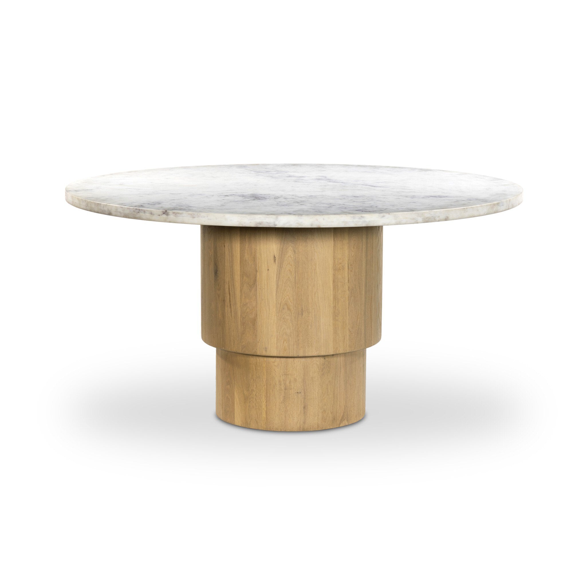 Mariah Round Dining Table 60" - White Marble Dining & Kitchen Tables Four Hands     Dining & Kitchen Tables,https://www.oldbonesco.com,Mid Century Furniture, Furniture Sale, Old Bones Co, Mid Century Sale, Four Hands Furniture, Sale,Gus, Sale,Perigold Mariah Round Dining Table 60" - White Marble Dining & Kitchen Tables Sale, Perigold Sale Mariah Round Dining Table 60" - White Marble,Mariah Round Dining Table 60" - White Marble Lulu and Georgia,Burke Decor Sale Mariah Round Dining Table 60" - White Marble, o
